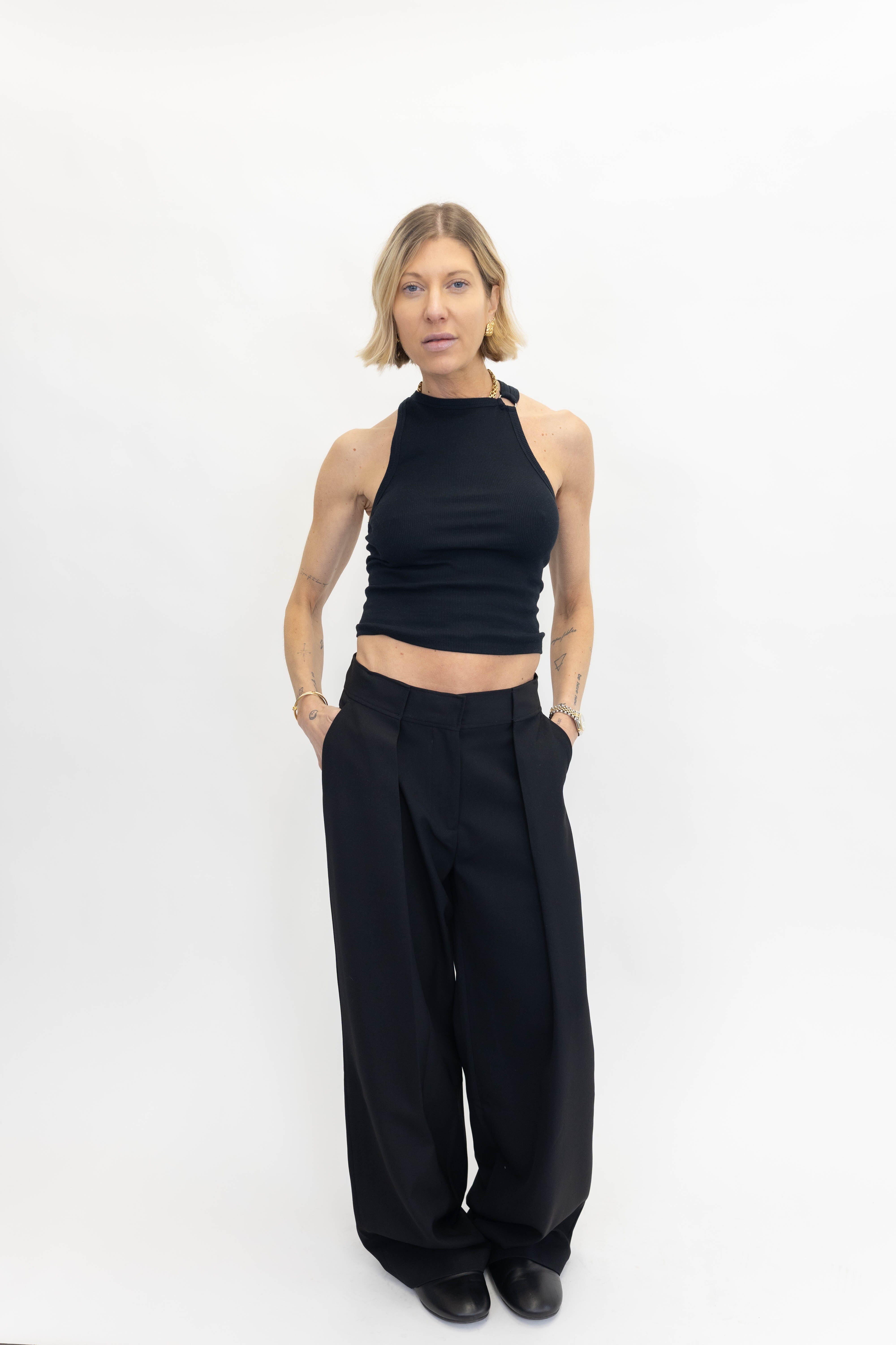 POLINAE T-SHIRT BLACK T-SHIRT IRO 