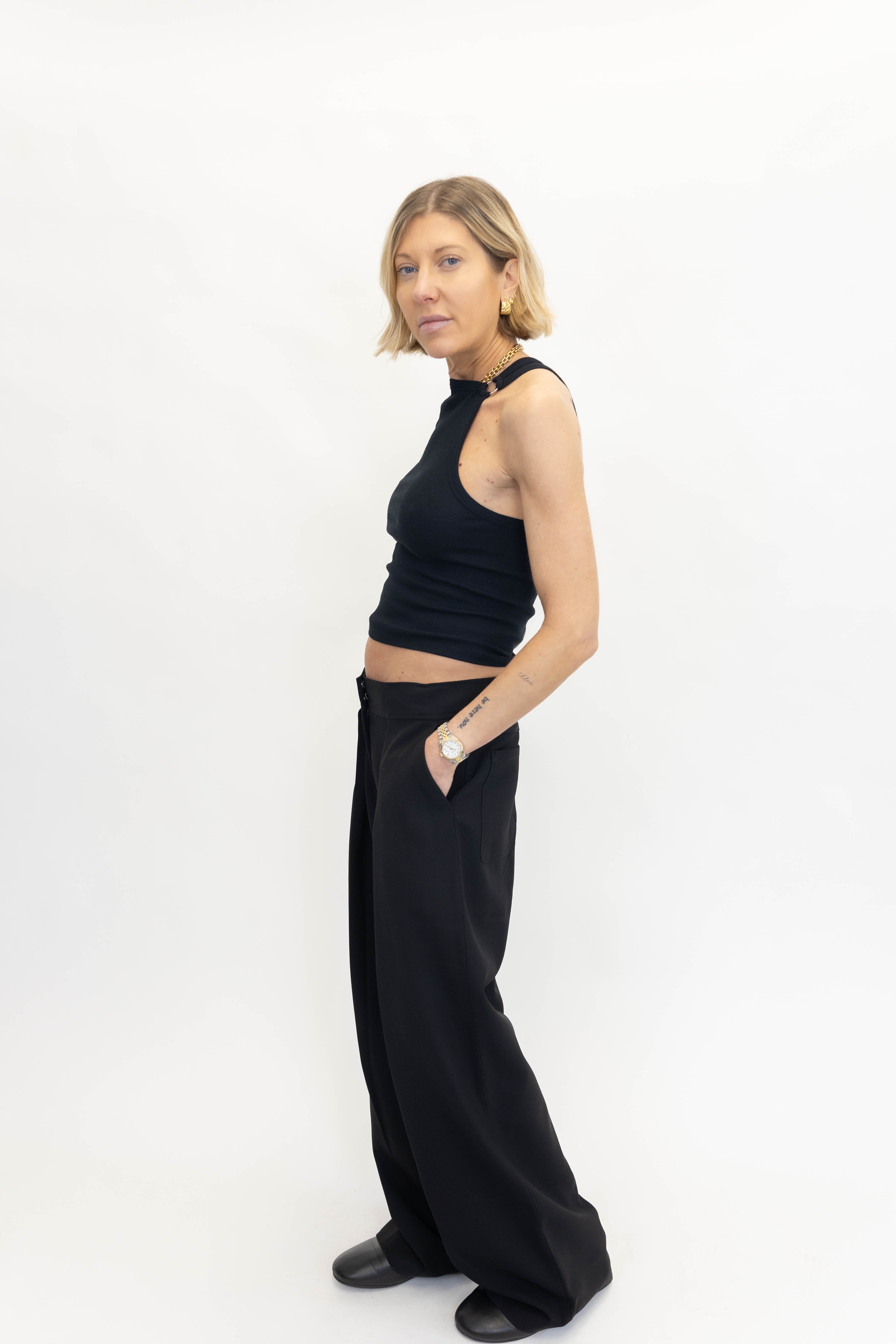 POLINAE T-SHIRT BLACK T-SHIRT IRO 