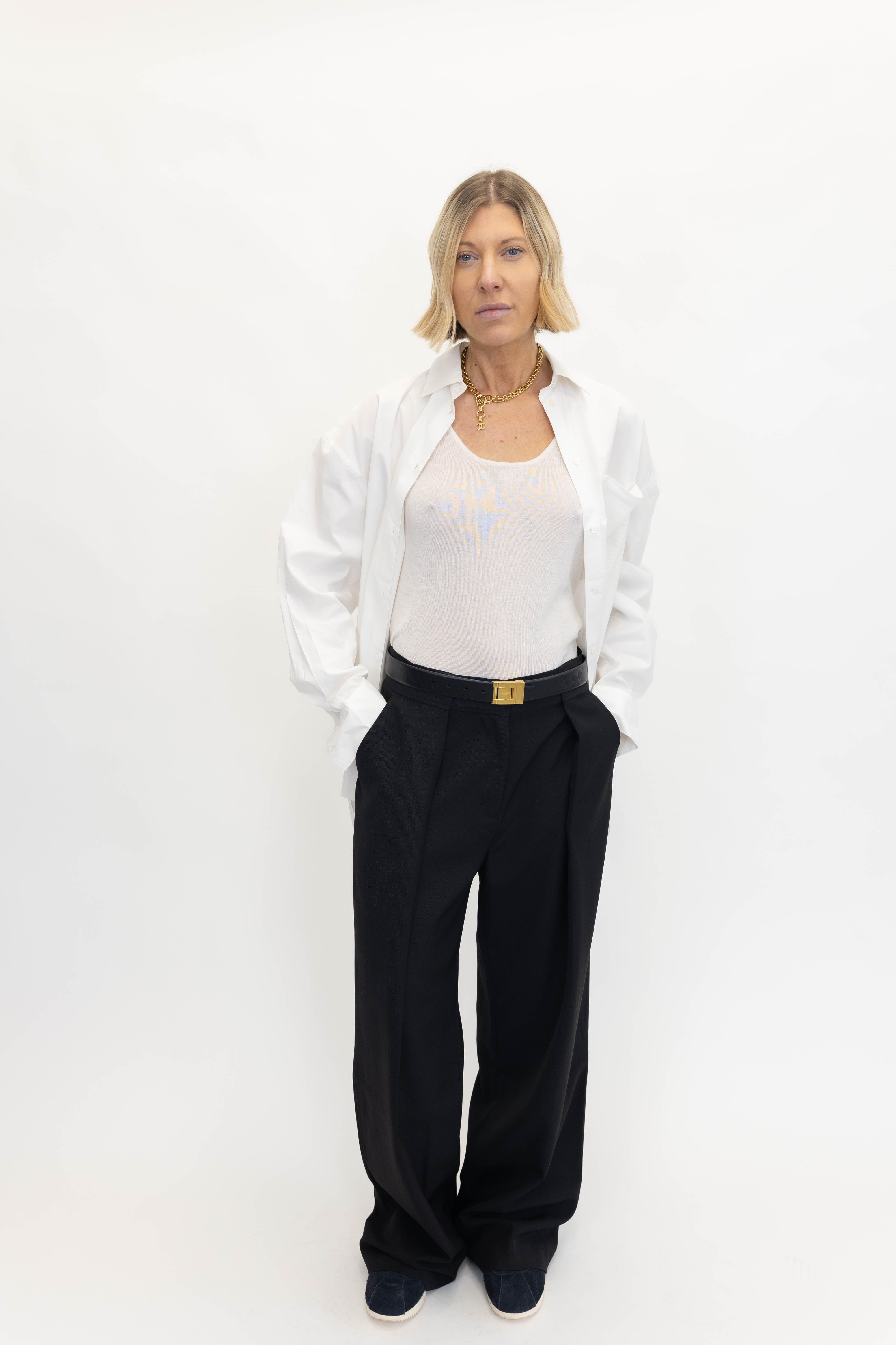 JASMIS SHIRT IN CERAMIC WHITE SHIRT IRO 