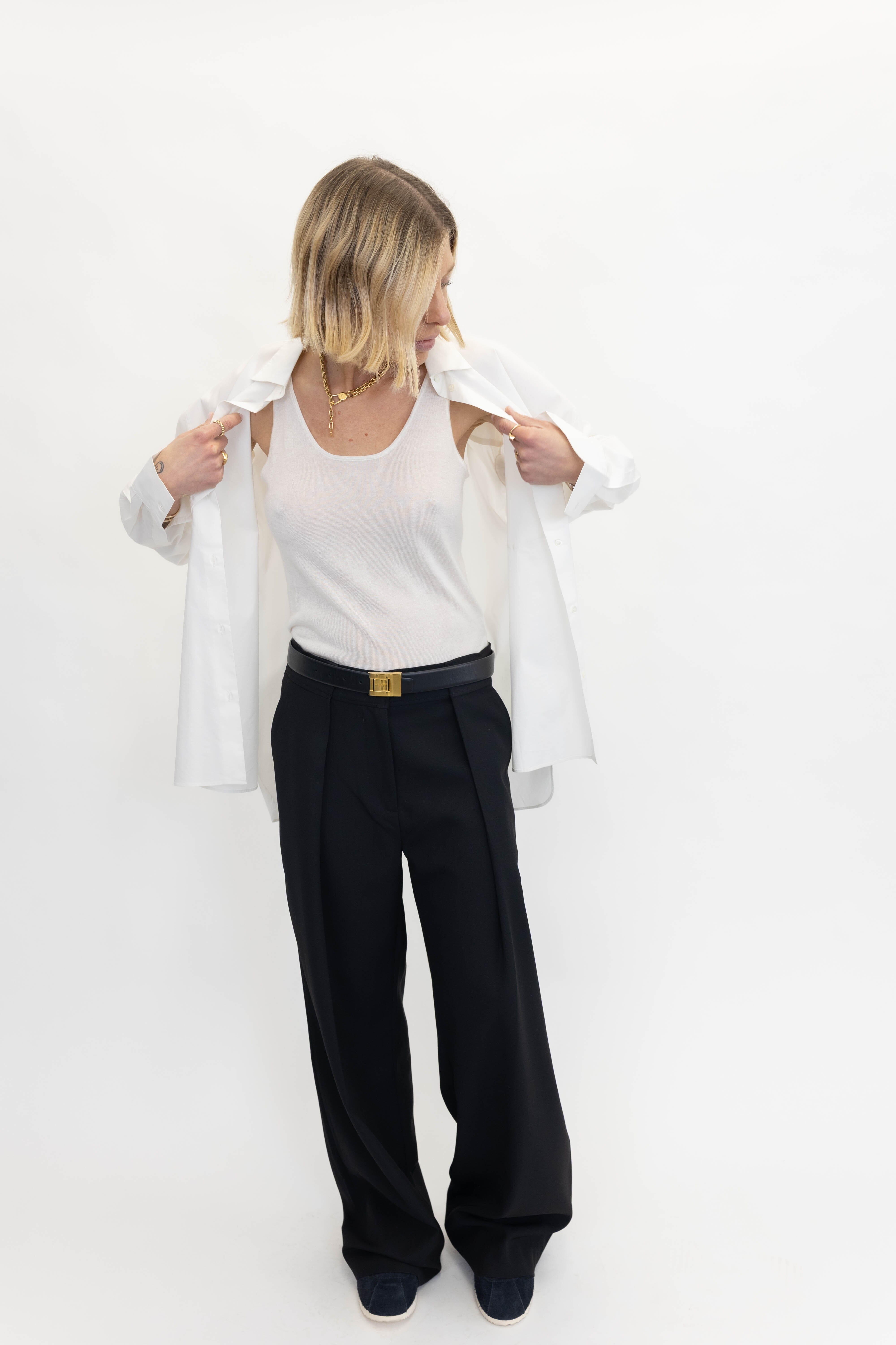 JASMIS SHIRT IN CERAMIC WHITE SHIRT IRO 