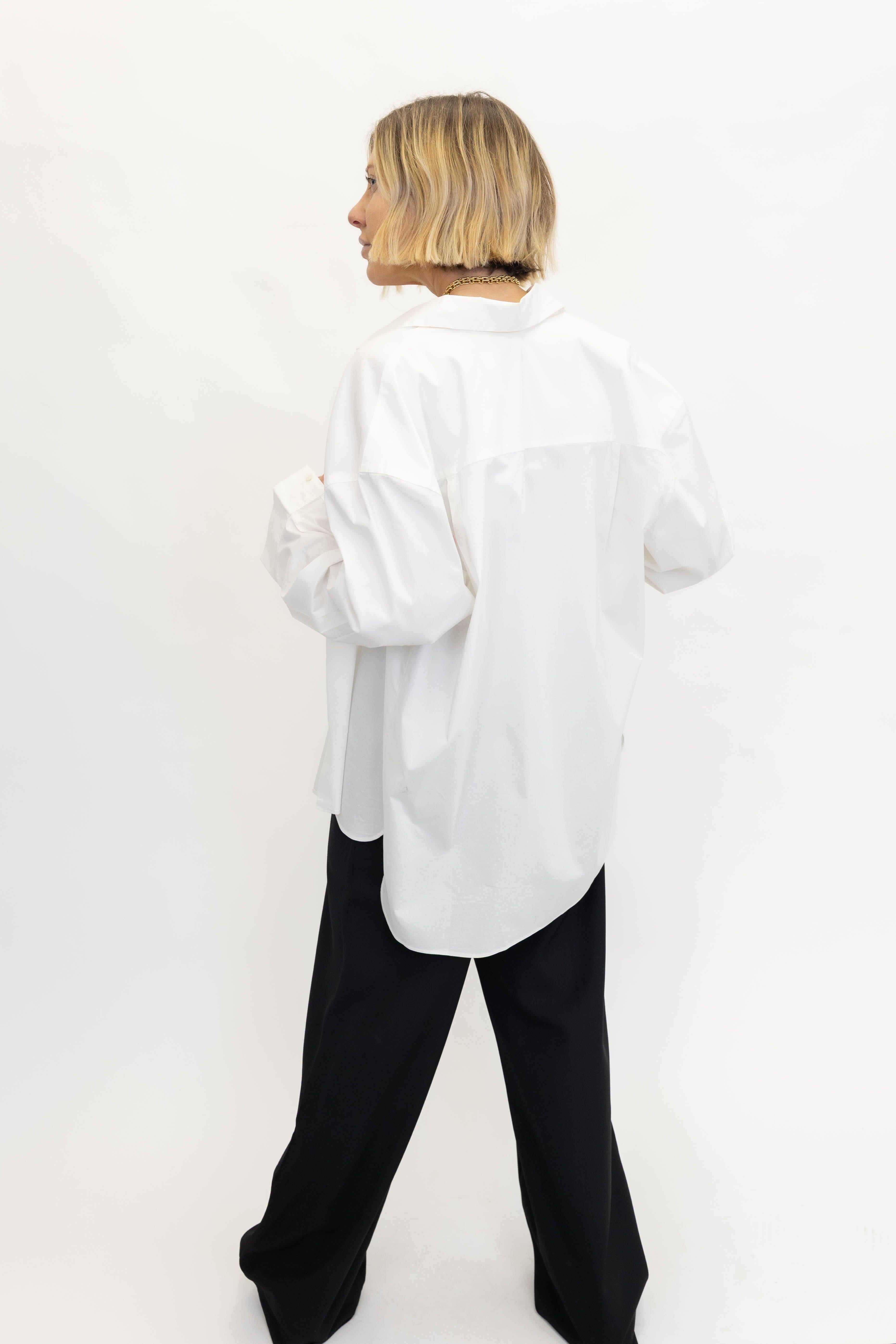JASMIS SHIRT IN CERAMIC WHITE SHIRT IRO 