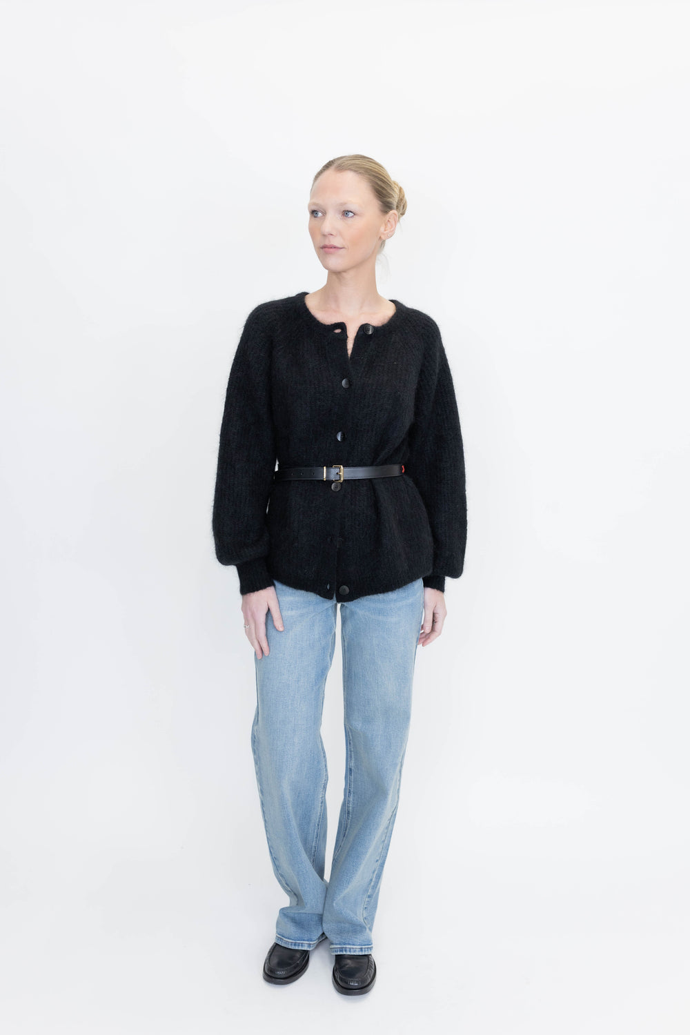 CARDIN CARDIGAN IN BLACK
