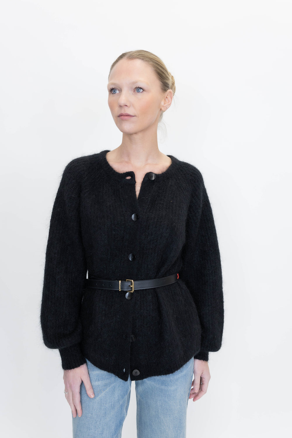 CARDIN CARDIGAN IN BLACK