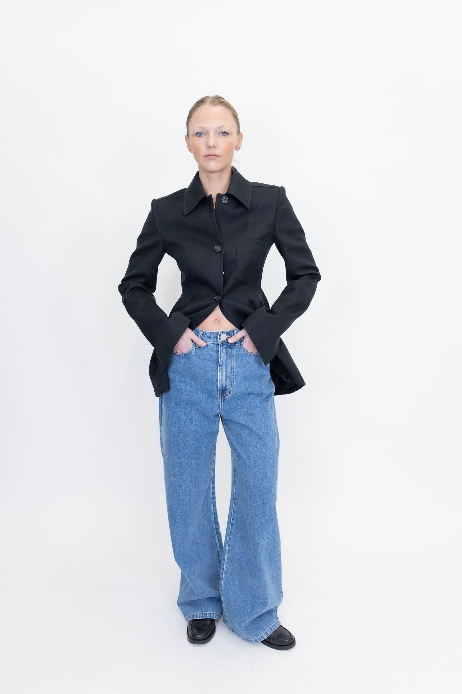 OTTELIA BLAZER IN BLACK BLAZER MAXMARA 