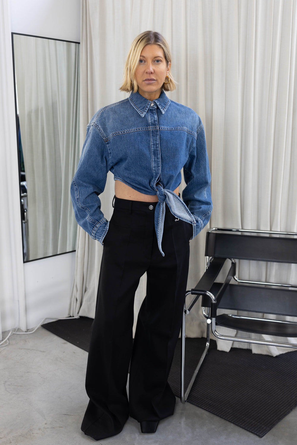 GELATINA TROUSERS IN BLACK PANTS MAXMARA 