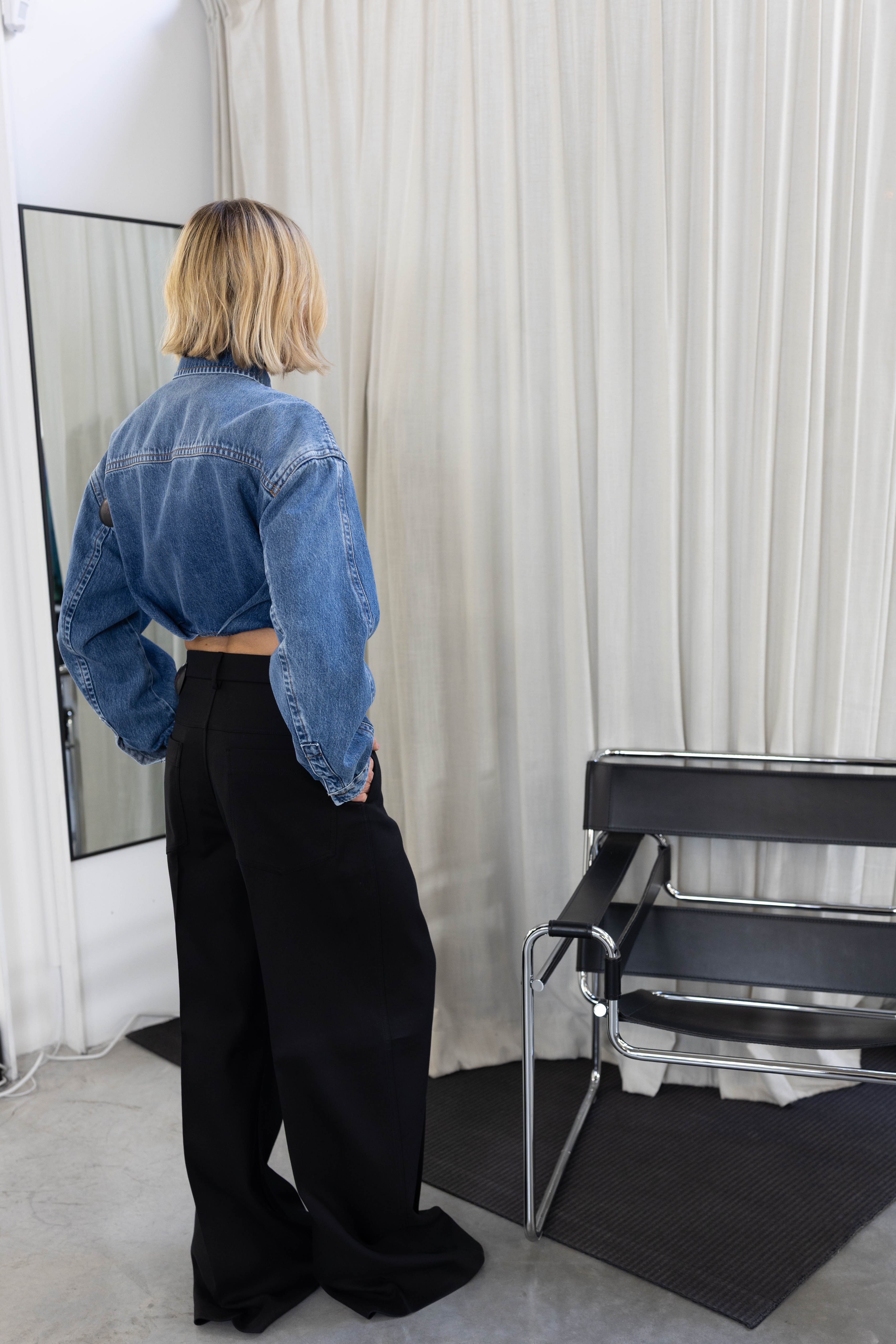 GELATINA TROUSERS IN BLACK PANTS MAXMARA 