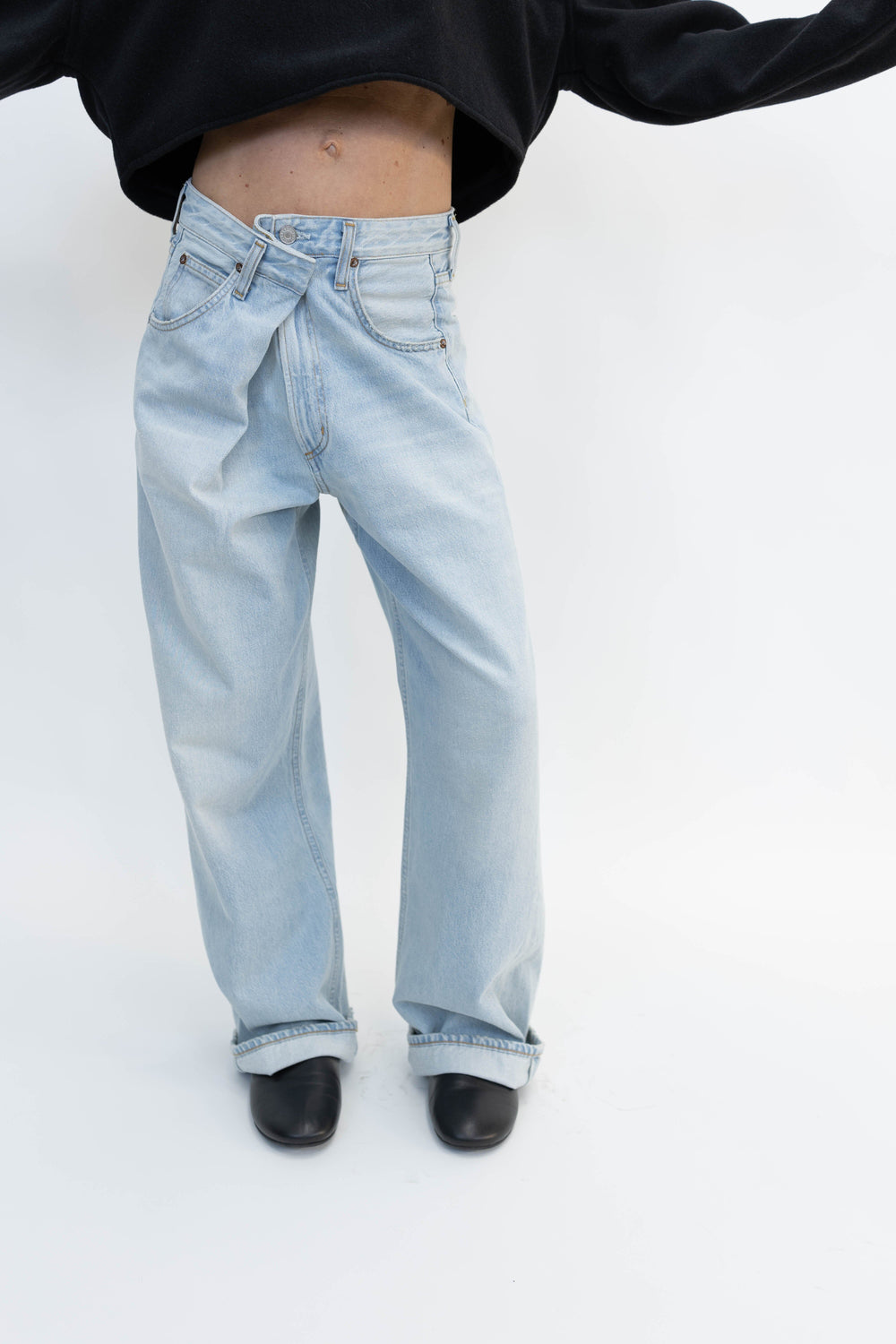 VANA FOLD JEANS IN SPARK JEANS AGOLDE 