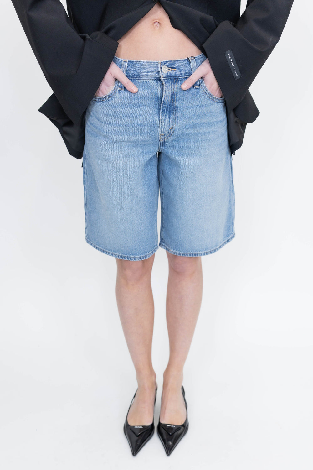 BAGGY DAD JORT IN WE DID IT BERMUDA LEVI’S 