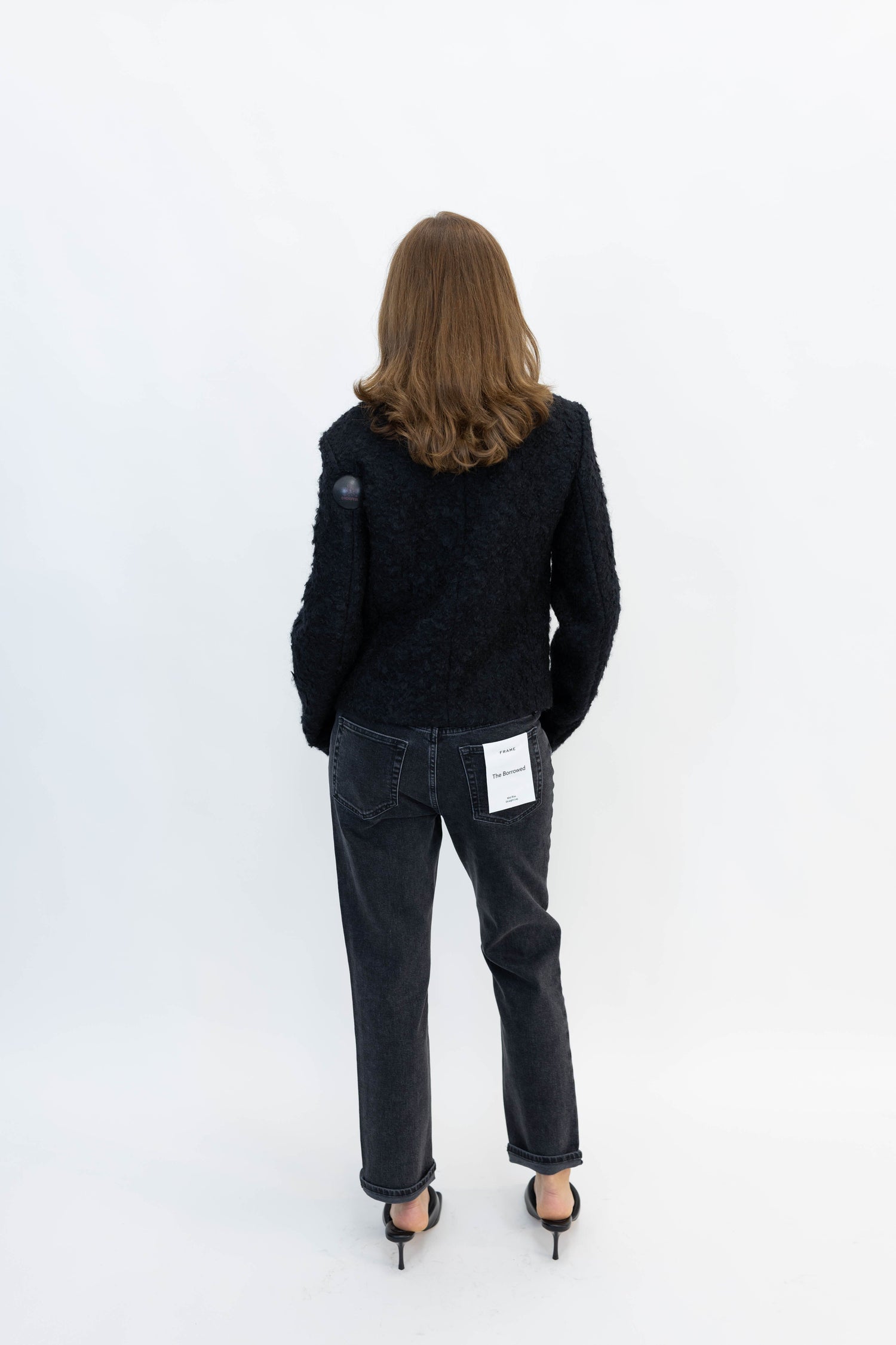 THE BORROWED JEANS IN DECO JEANS FRAME 