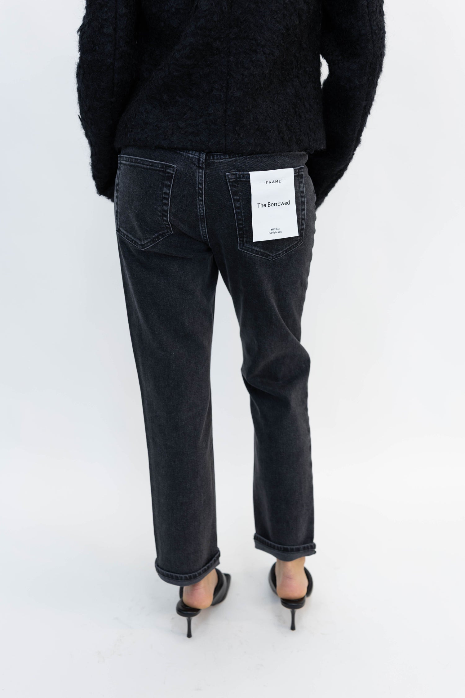 THE BORROWED JEANS IN DECO JEANS FRAME 