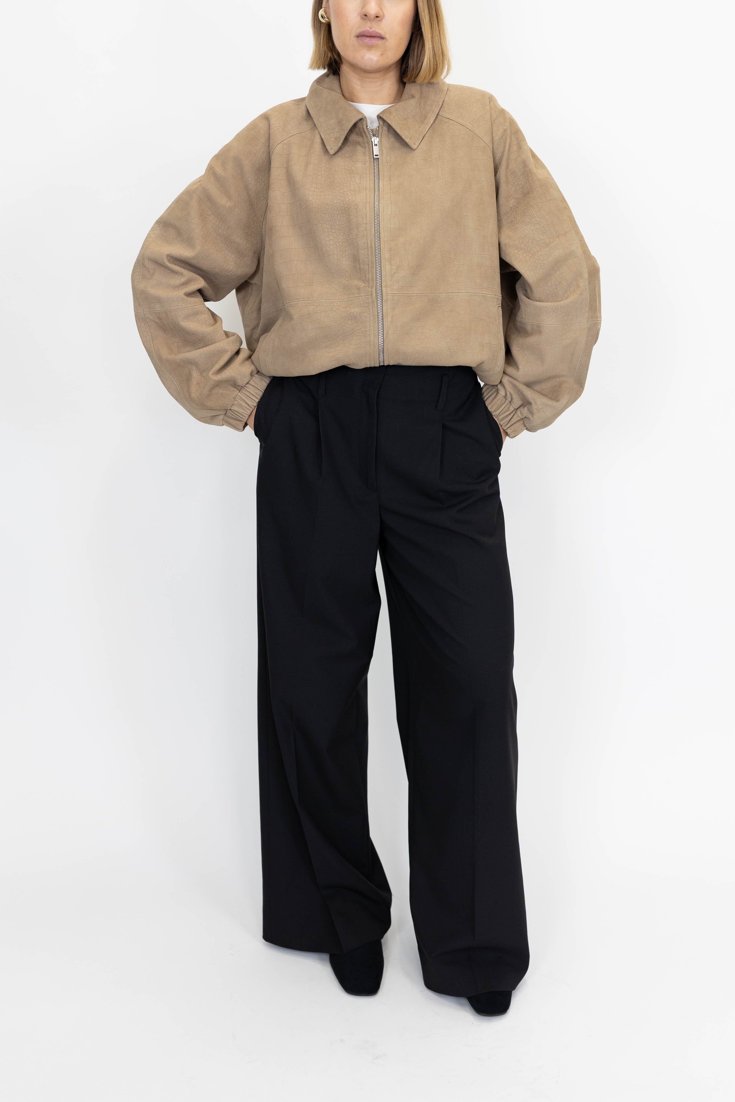 FELICIA MIDT WAIST PANTS IN BLACK PANTS HERSKIND 