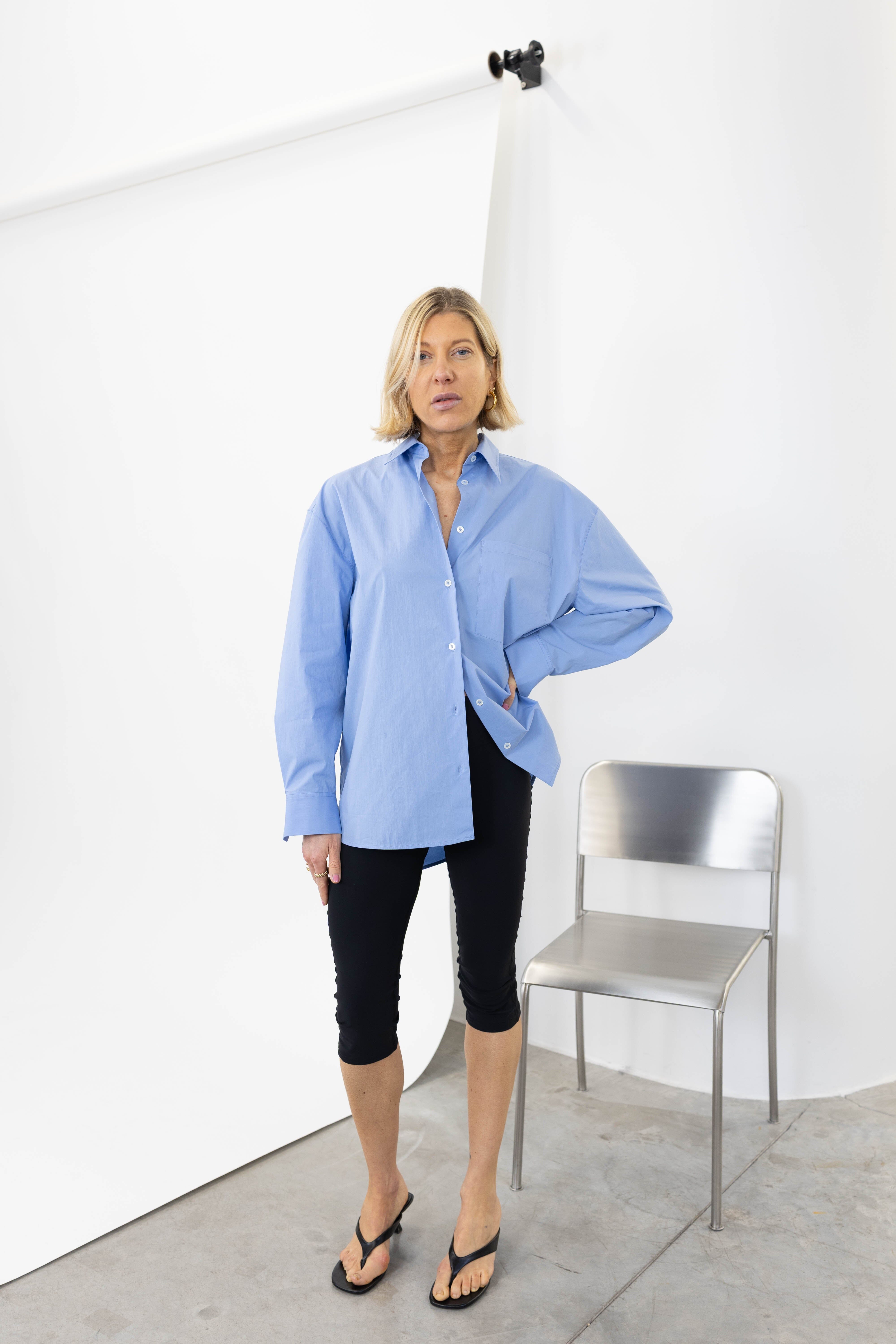 NATACHA SHIRT IN AZUR BLUE SHIRT IRO 