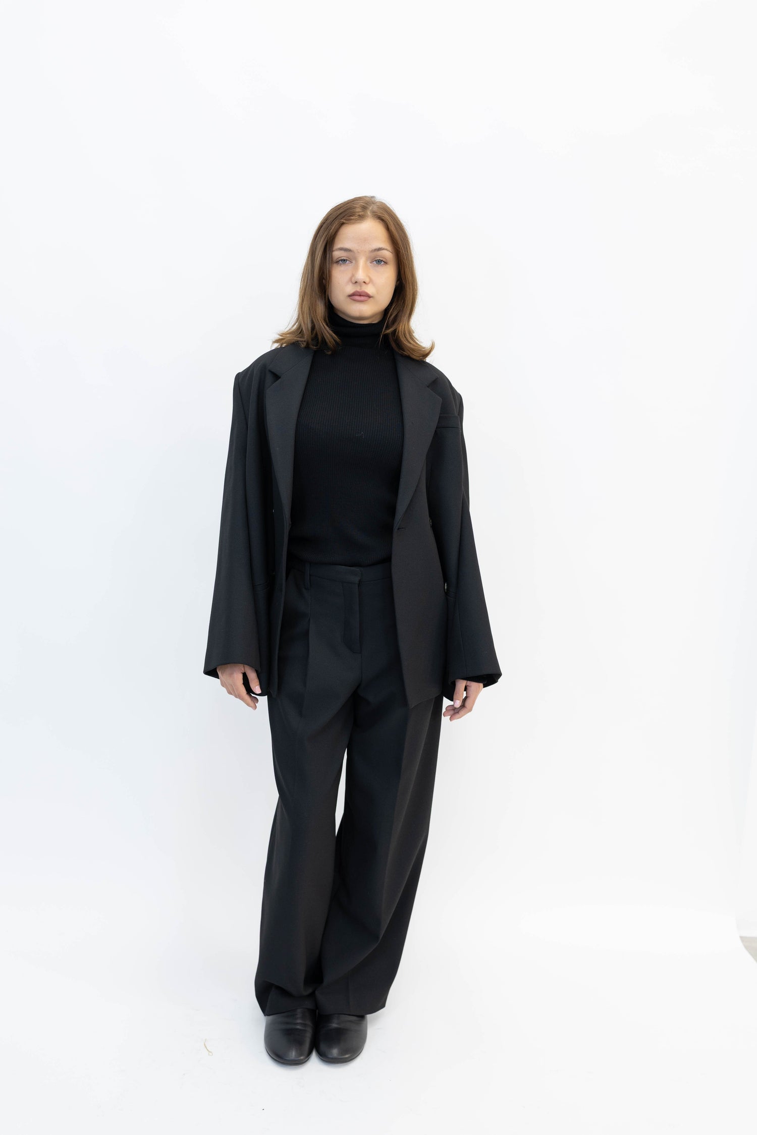 RAMONA BLAZER IN BLACK BLAZER BY MALENE BIRGER 