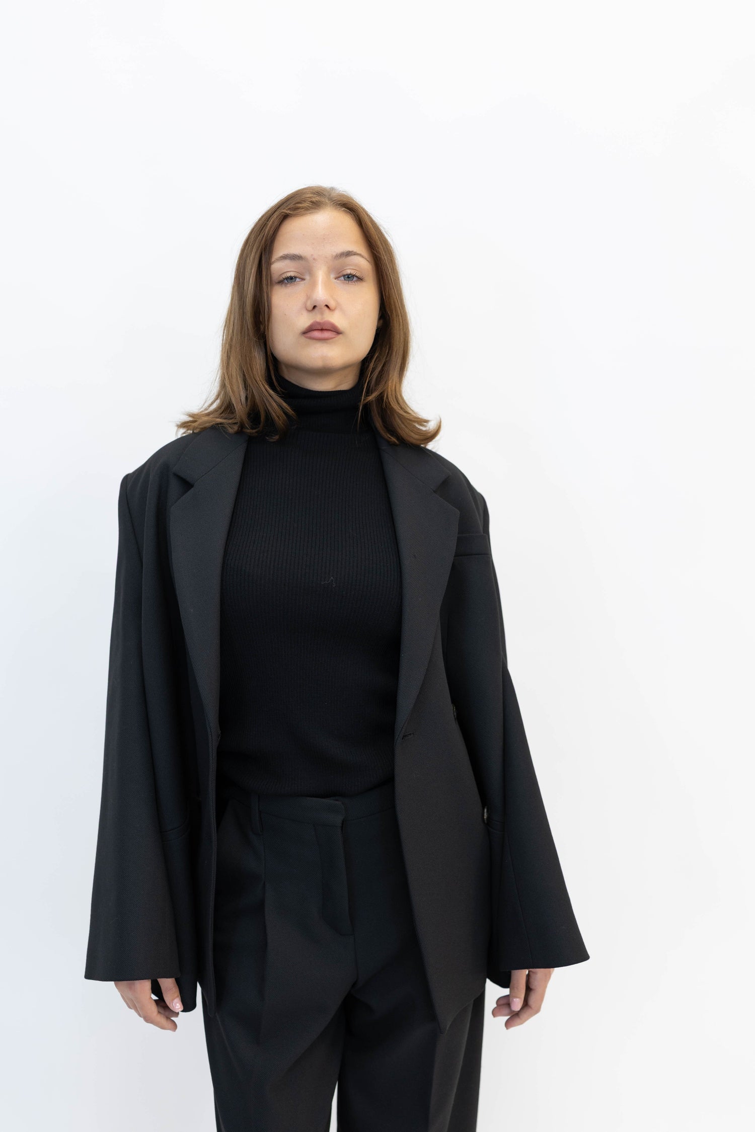 RAMONA BLAZER IN BLACK BLAZER BY MALENE BIRGER 