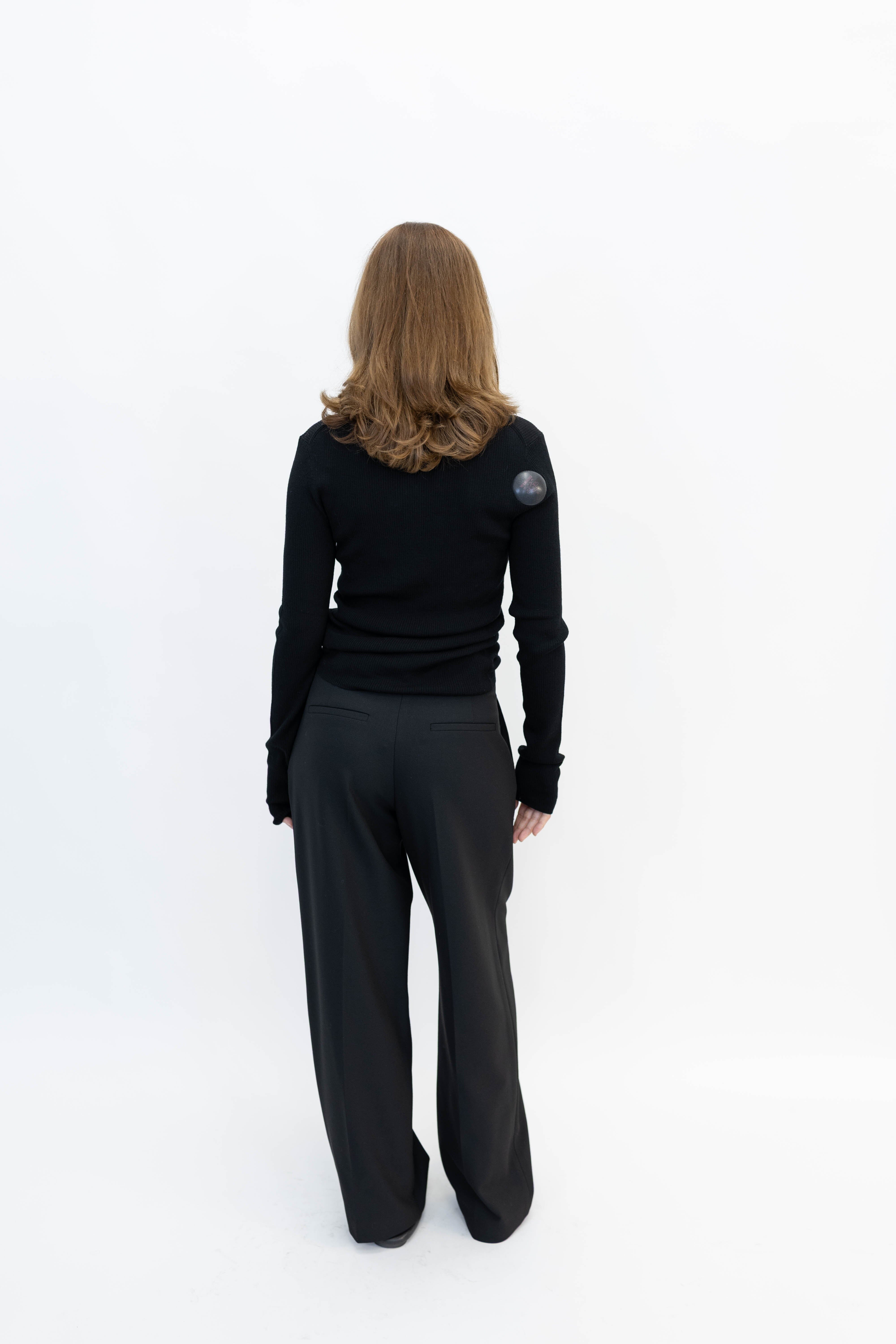 ELSA WIDE LEG PANTS IN BLACK PANTS BY MALENE BIRGER 
