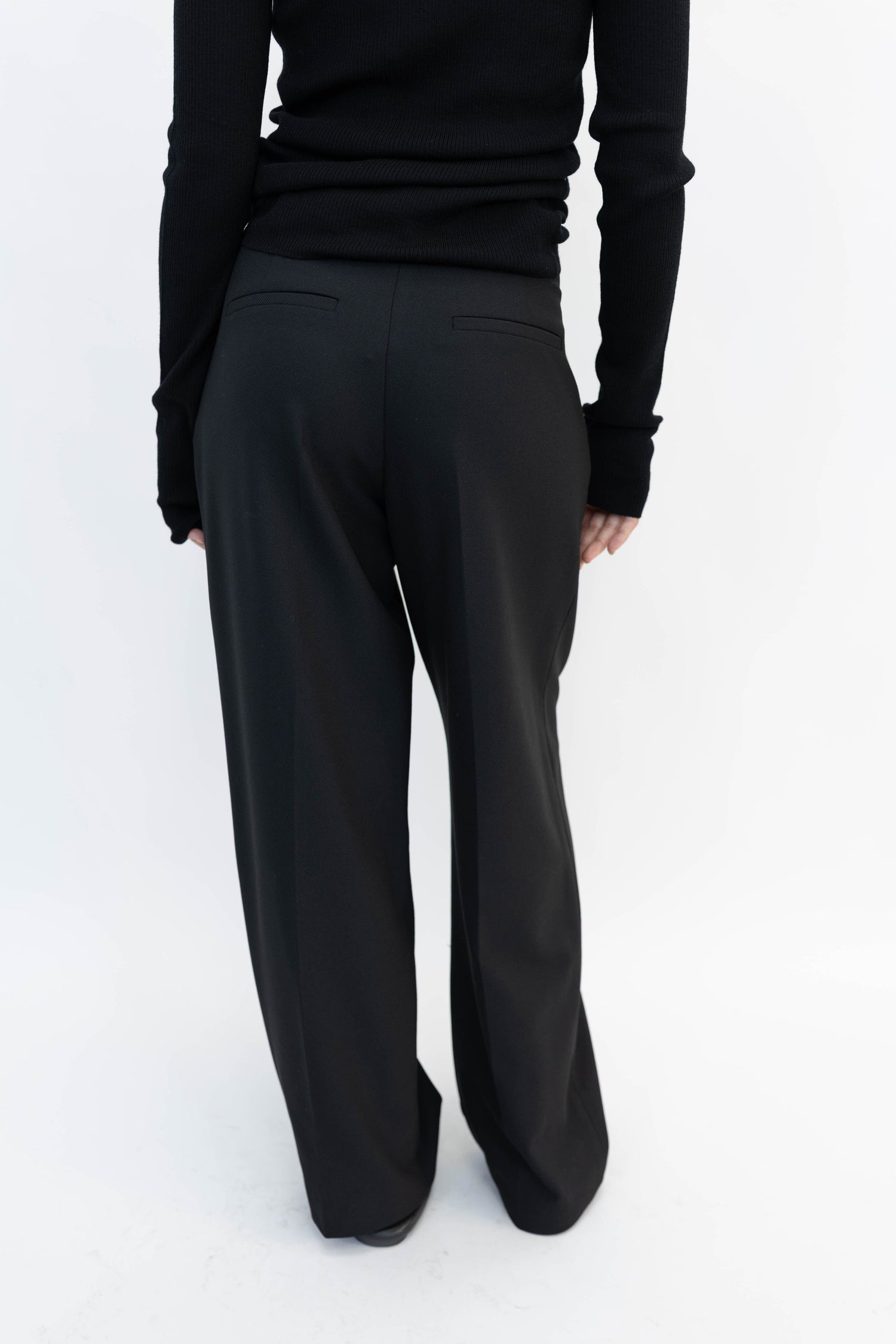 ELSA WIDE LEG PANTS IN BLACK PANTS BY MALENE BIRGER 