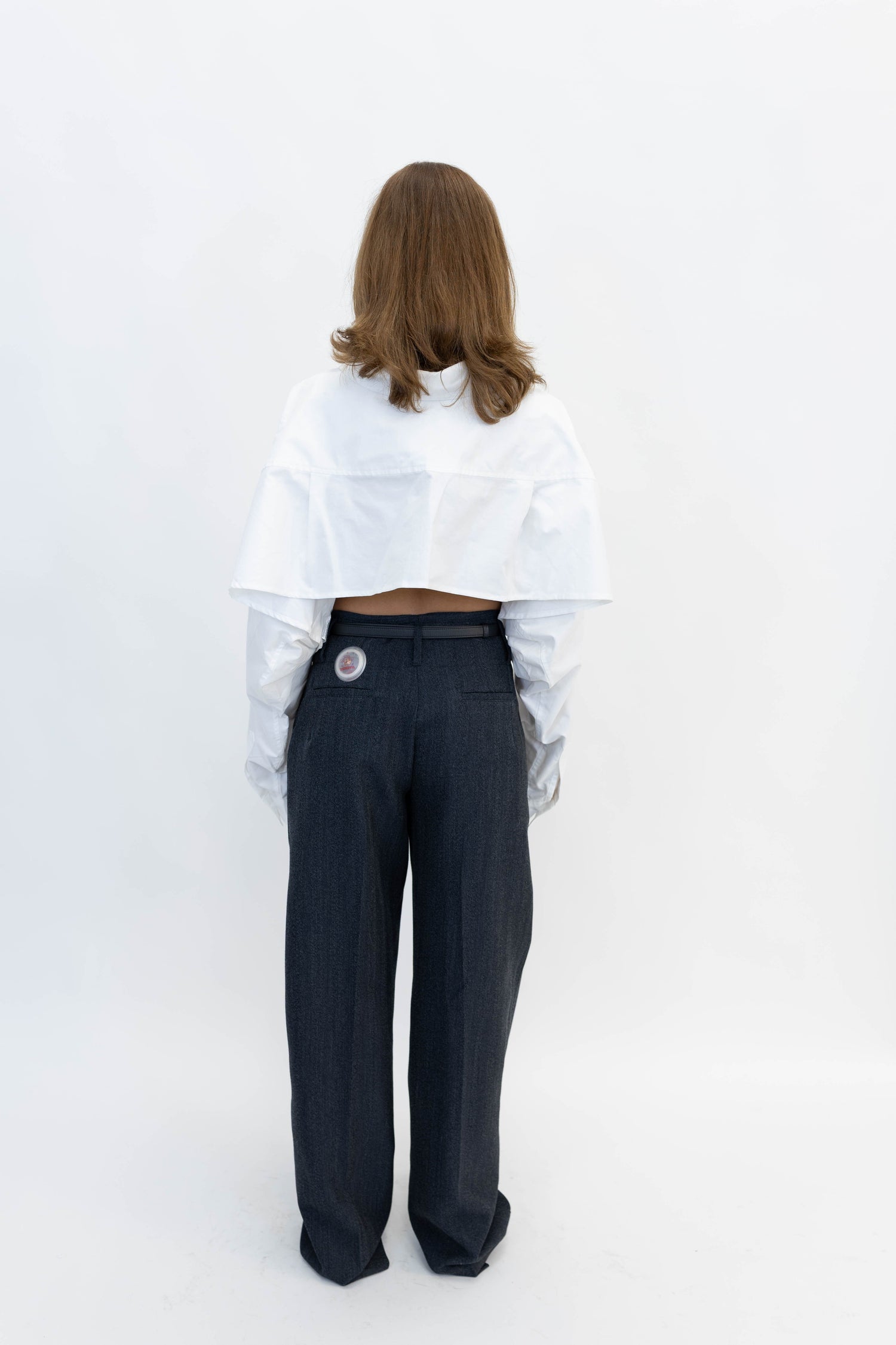BARISSA PANT IN DARK NAVY GREY PANTS IRO 