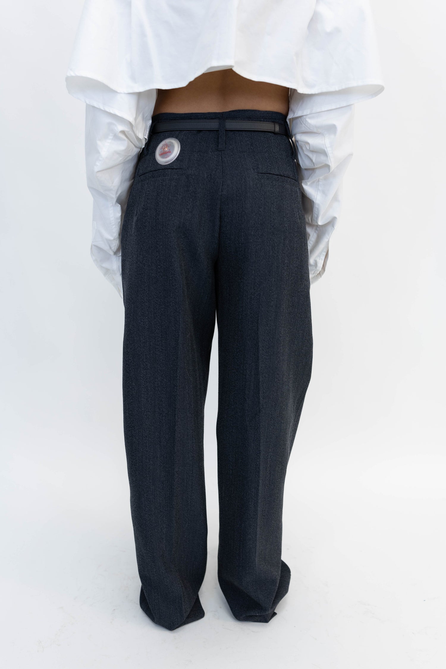 BARISSA PANT IN DARK NAVY GREY PANTS IRO 