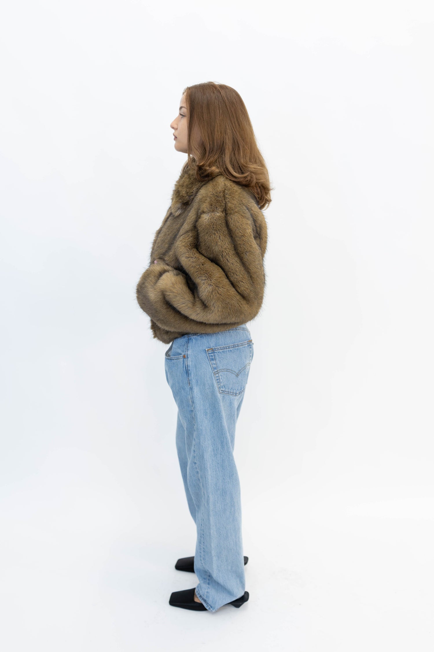 LENA JACKET IN NATURAL BROWN JACKET STAND STUDIO 