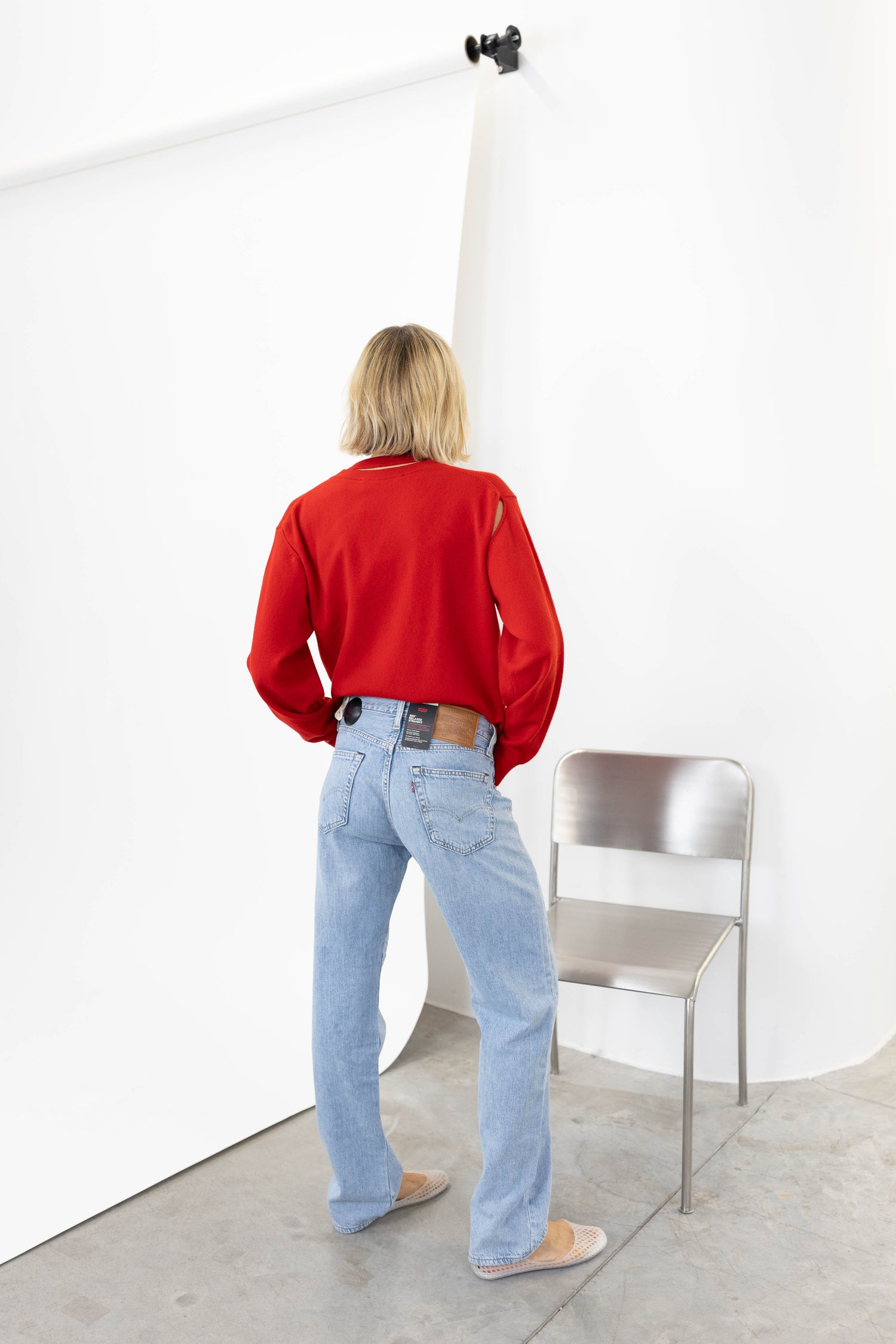 LEVI’S 555 RELAXED STRAIGHT JEANS IN CALL ME AGAIN JEANS LEVI’S 