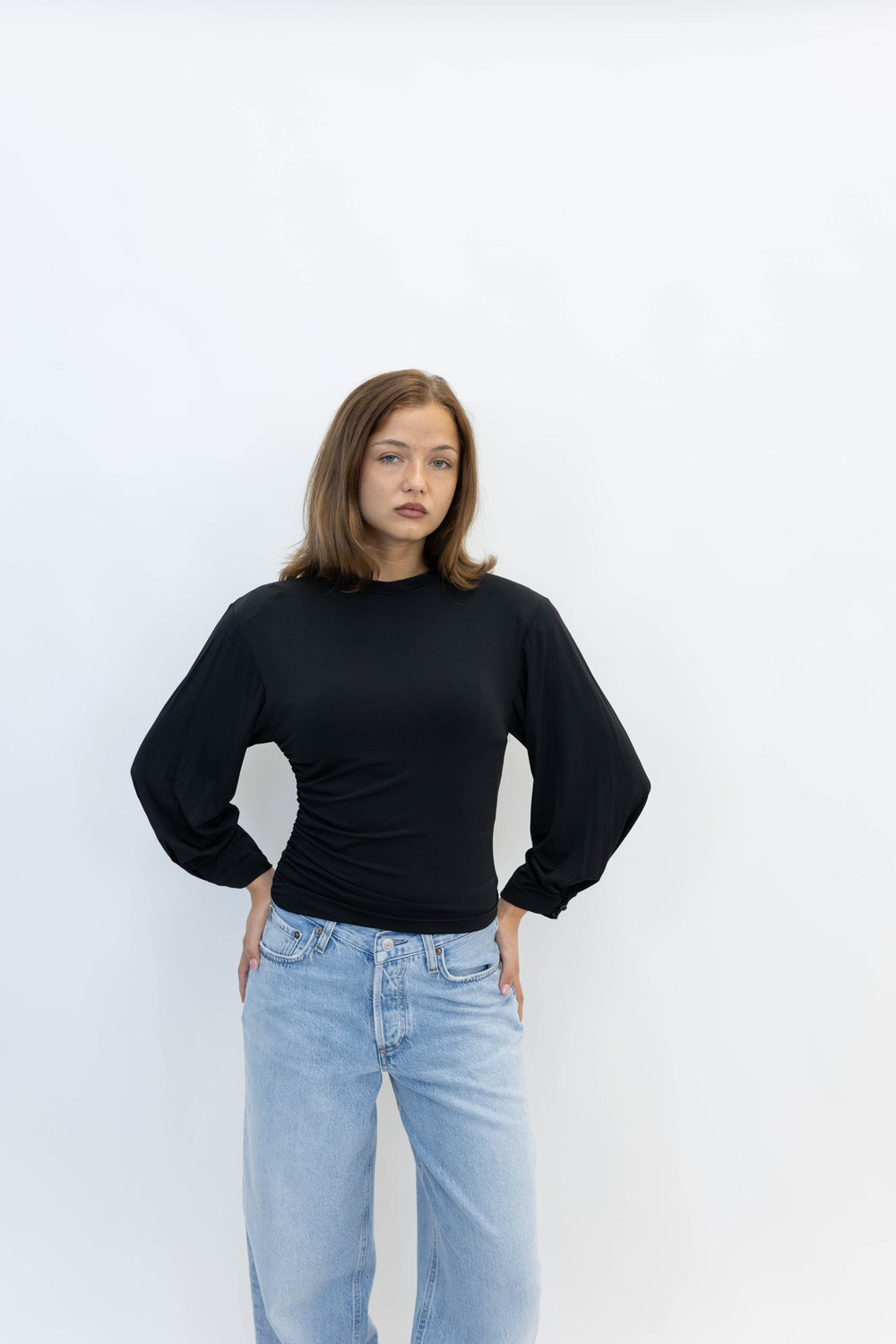 GLORIA TOP IN BLACK TOP IRO 