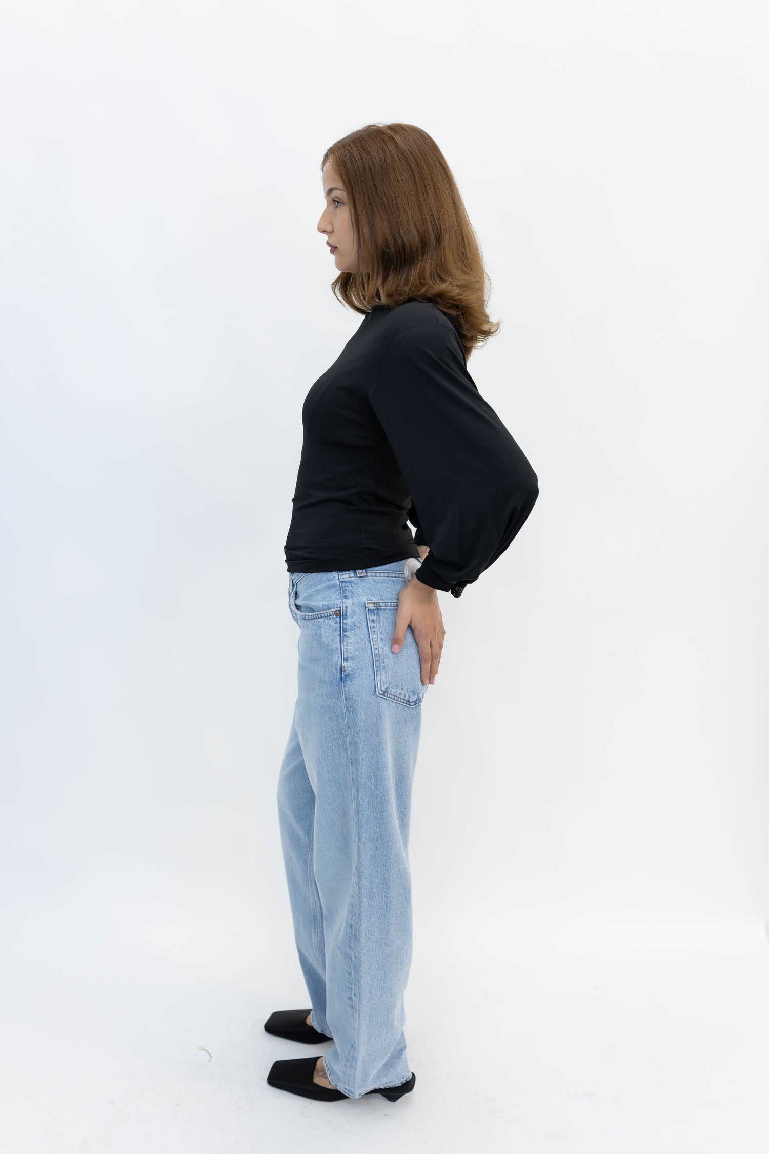 GLORIA TOP IN BLACK TOP IRO 