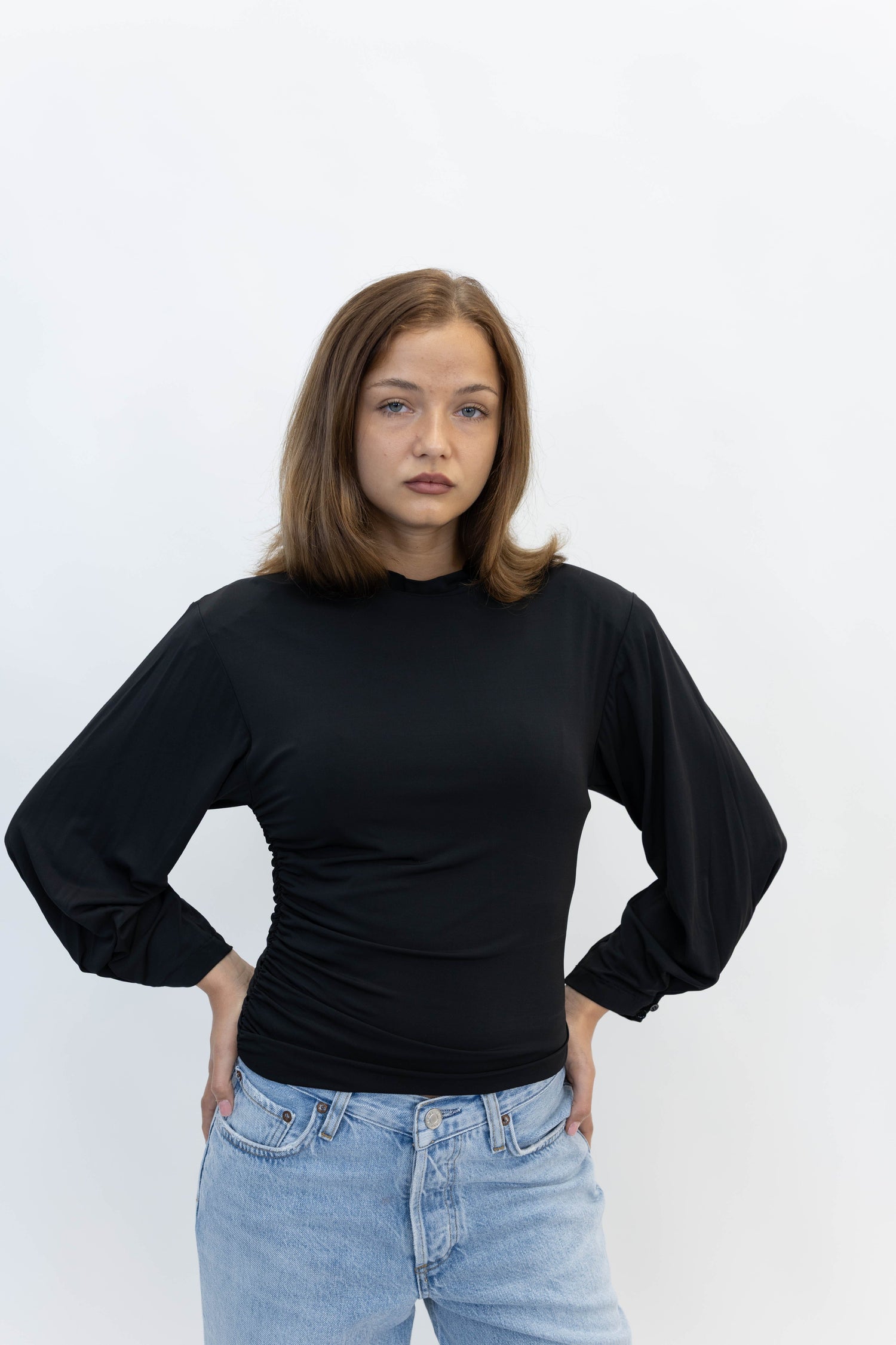 GLORIA TOP IN BLACK TOP IRO 
