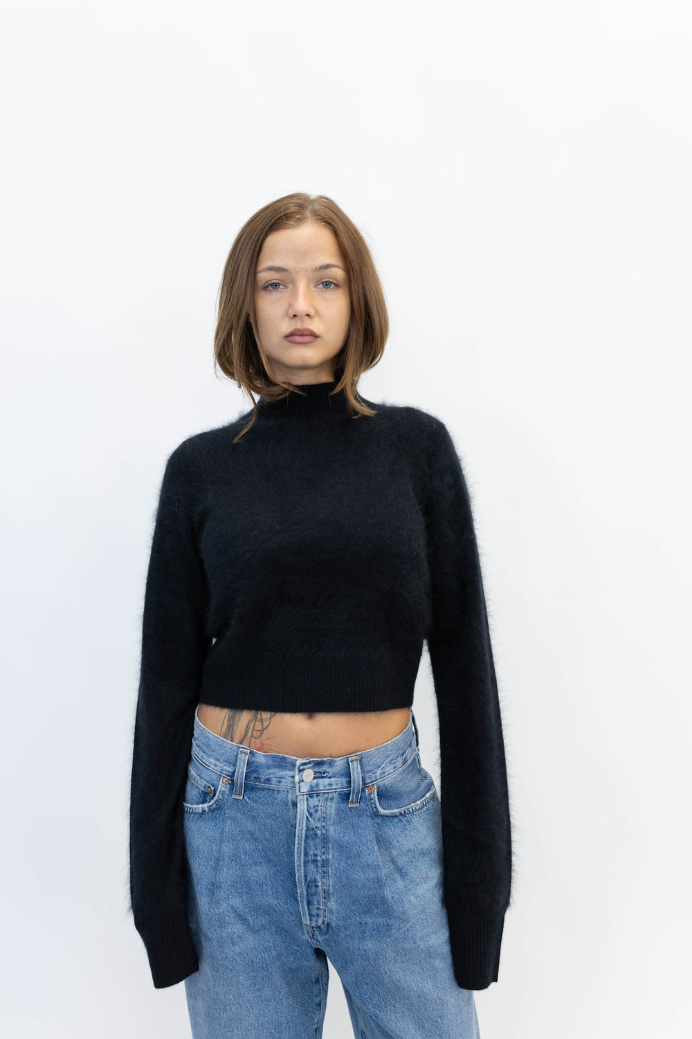 GUBBIO CASHMERE SWEATER IN BLACK SWEATER MAXMARA 