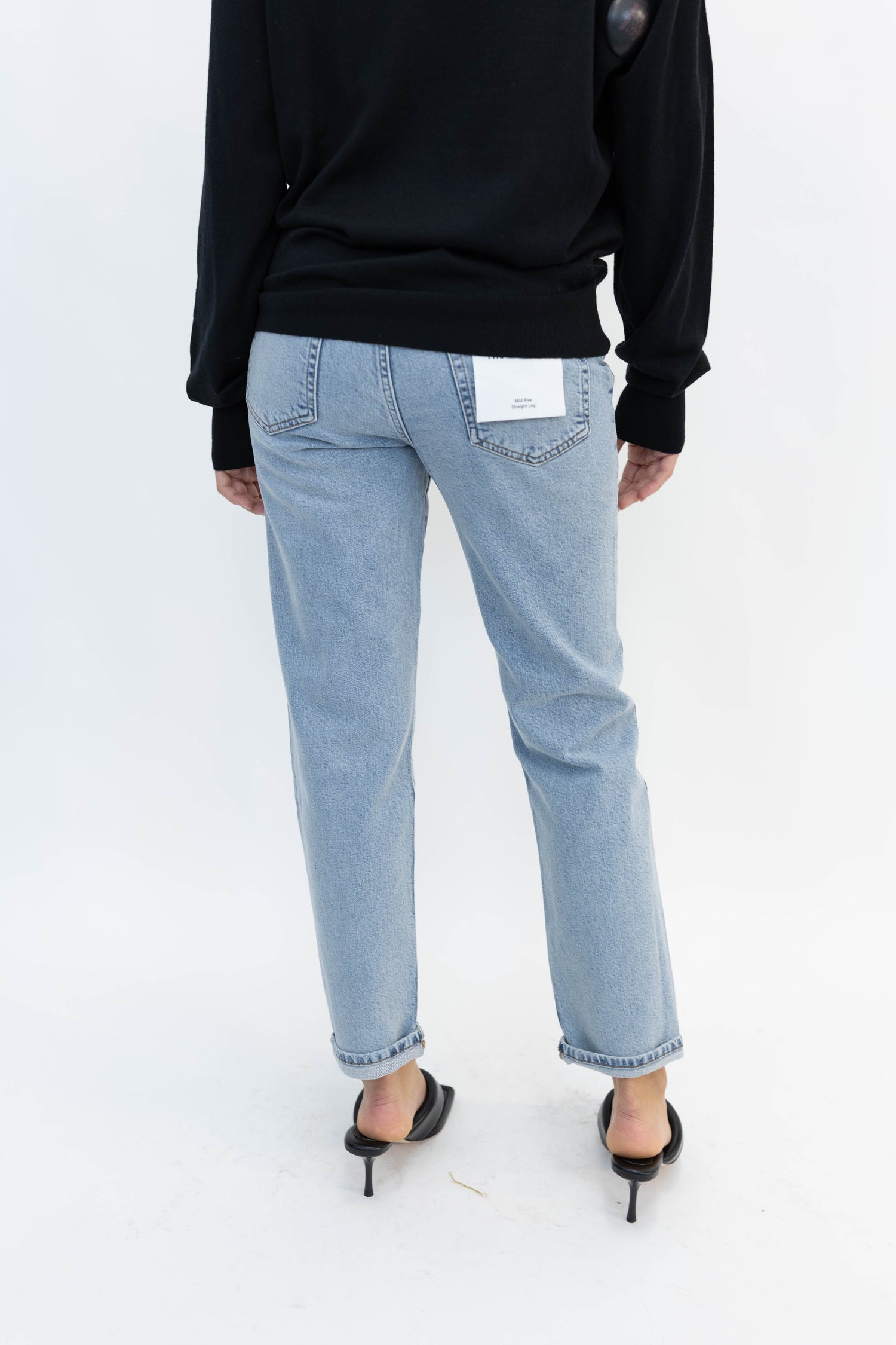 THE BORROWED JEANS IN DOLLY JEANS FRAME 