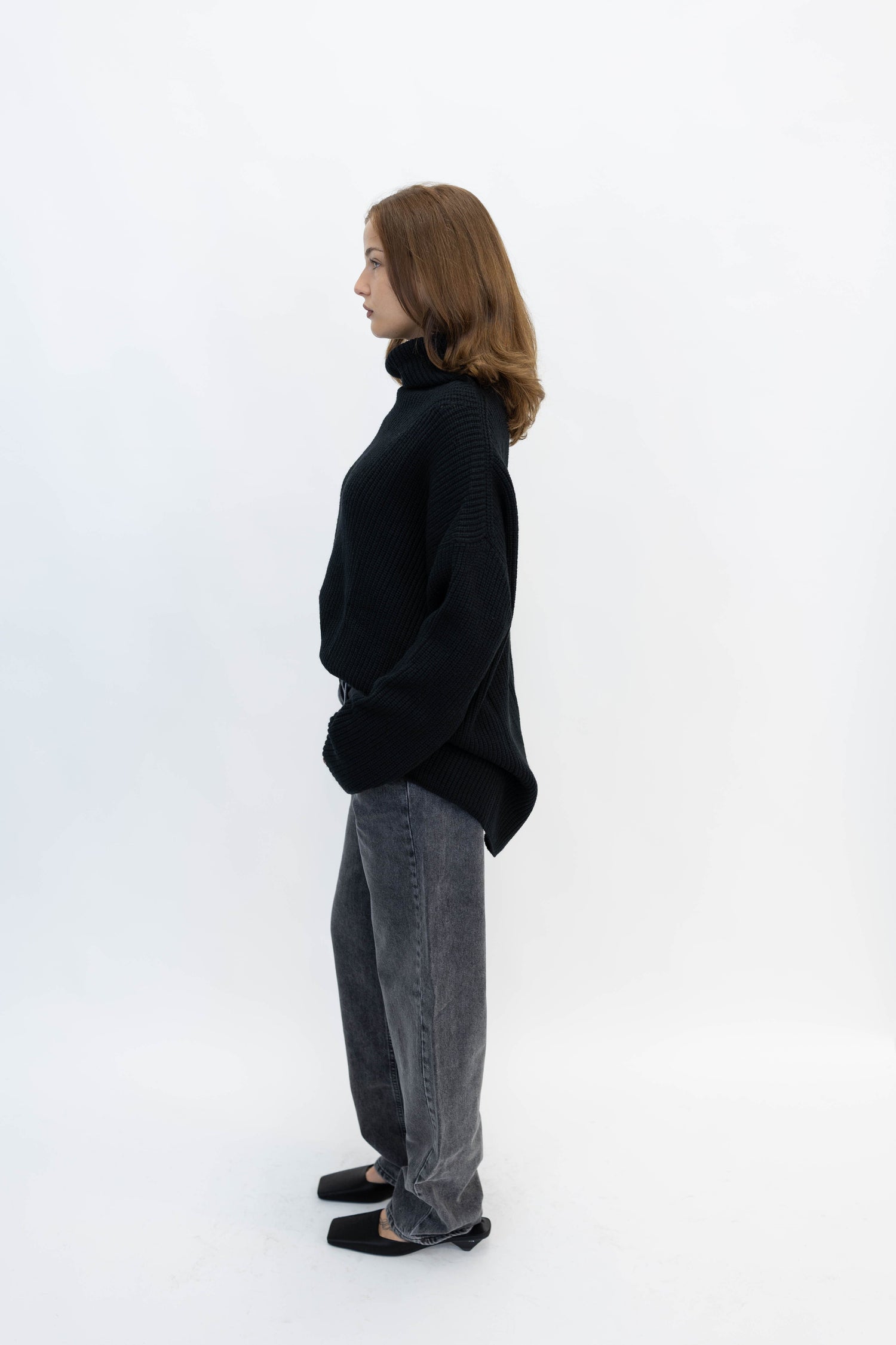 HEAVY TURTLE RIB IN BLACK TOP RHEA 