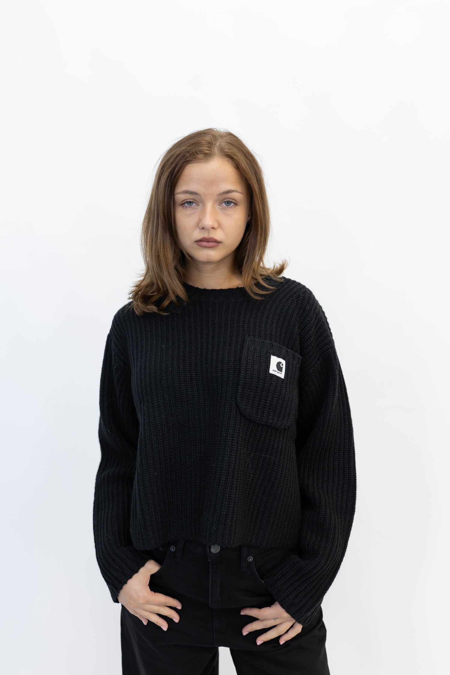 W' MIRA SWEATER IN BLACK SWEATER CARHARTT 