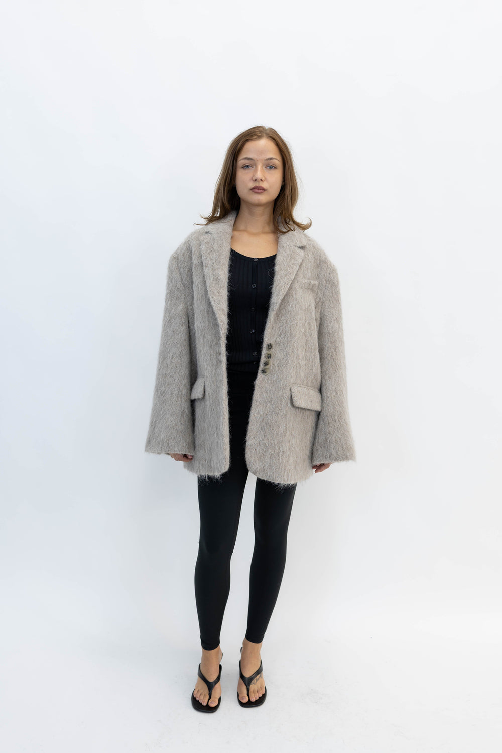 BIENA BLAZER IN COBLESTONE BLAZER BY MALENE BIRGER 