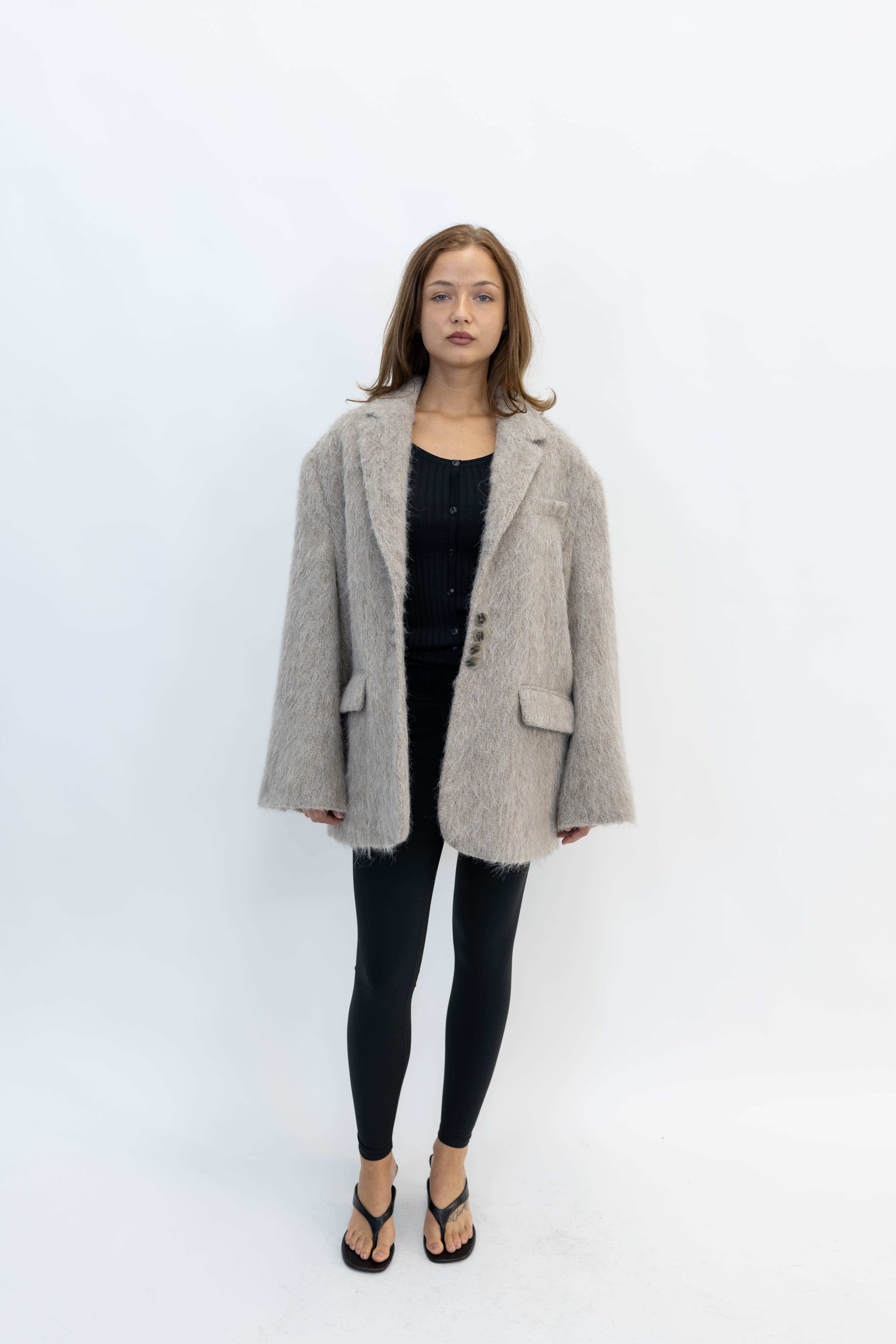 BIENA BLAZER IN COBLESTONE BLAZER BY MALENE BIRGER 