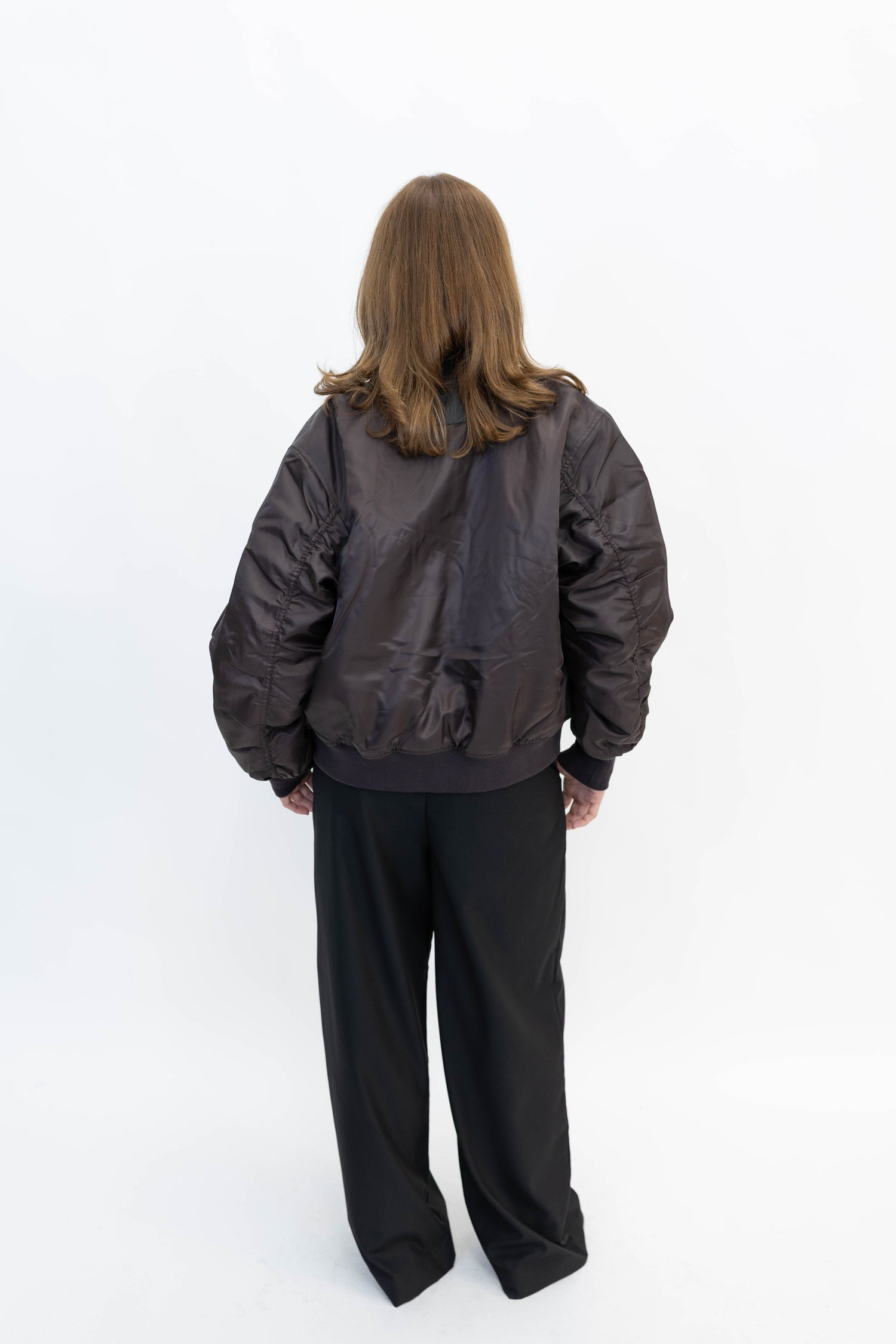 LEON BOMBER IN DARK BROWN BOMBER ANINE BING 