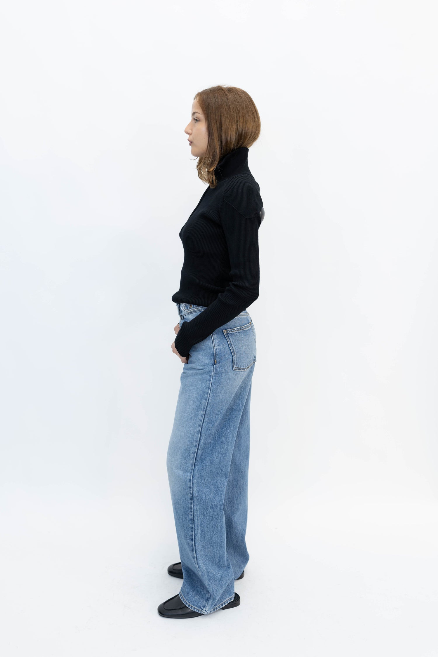 STEEVE TROUSERS IN BLUE JEANS IRO 