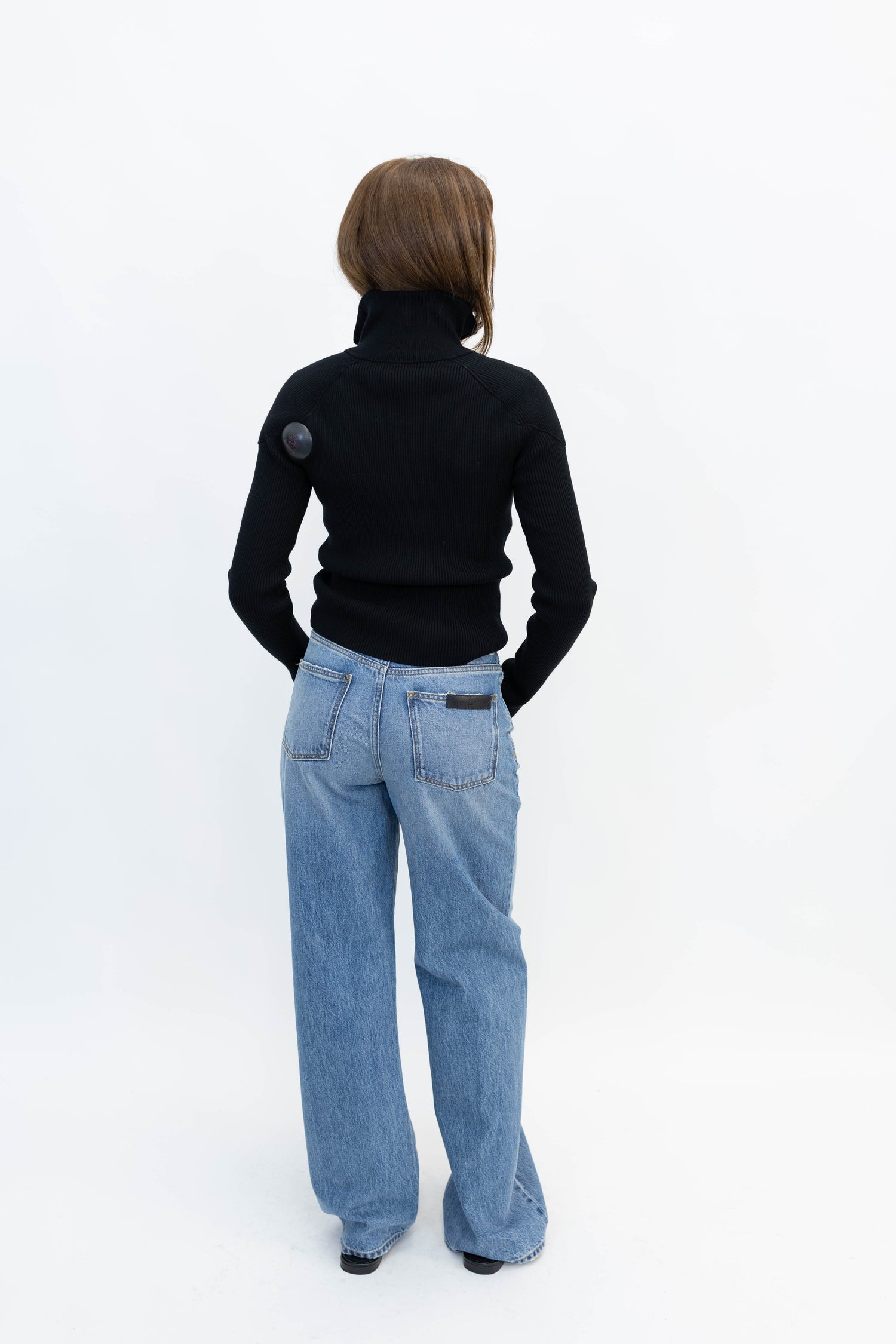 STEEVE TROUSERS IN BLUE JEANS IRO 