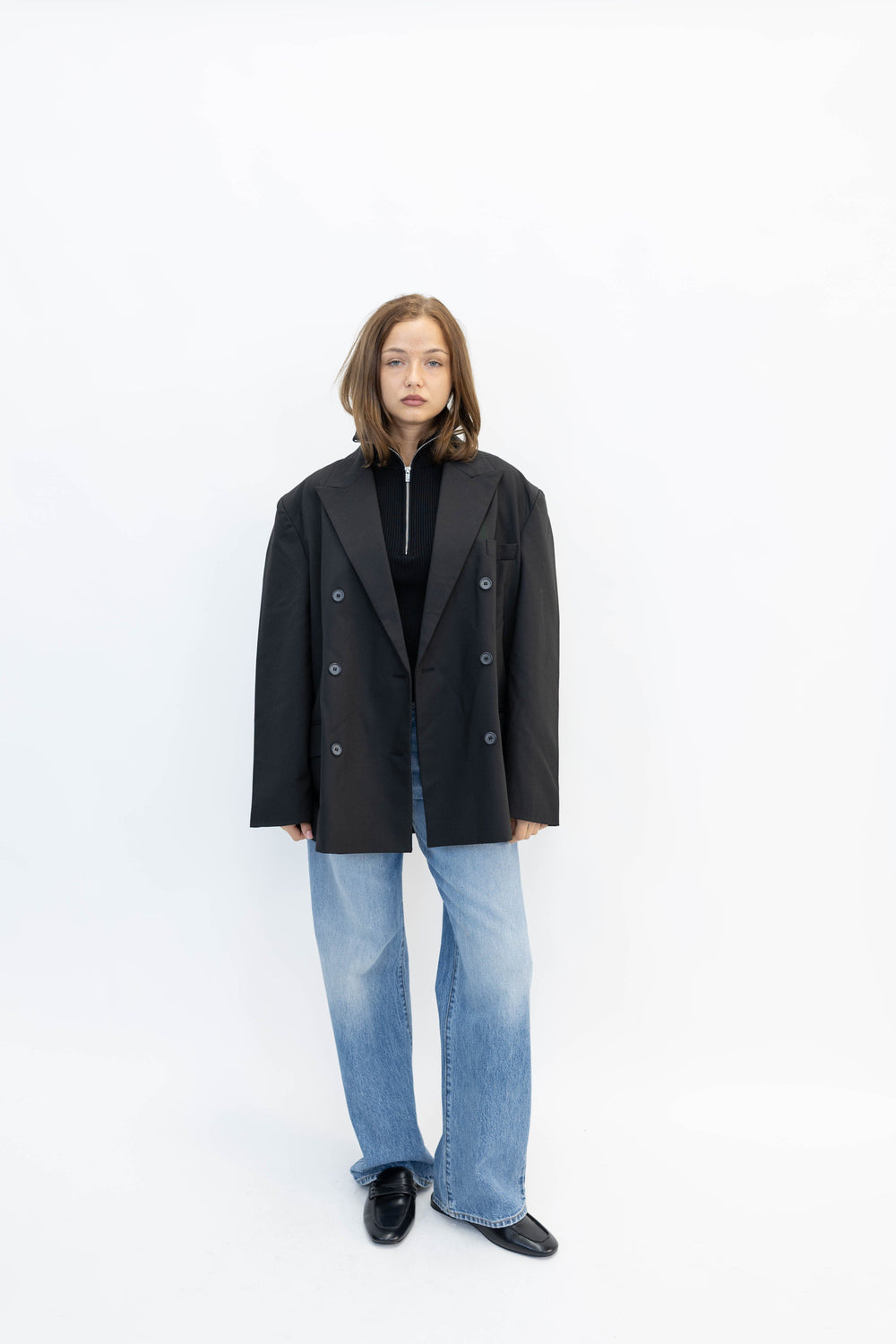 OVERSIZED BLAZER DOUBLE BUTTONS BLAZER LA PISCINE 