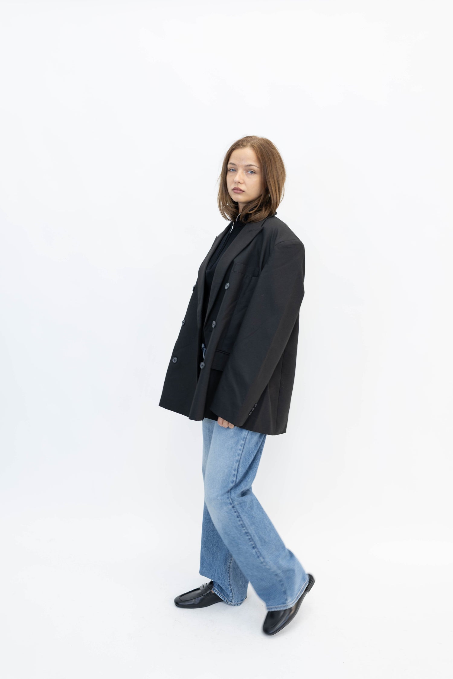 OVERSIZED BLAZER DOUBLE BUTTONS BLAZER LA PISCINE 