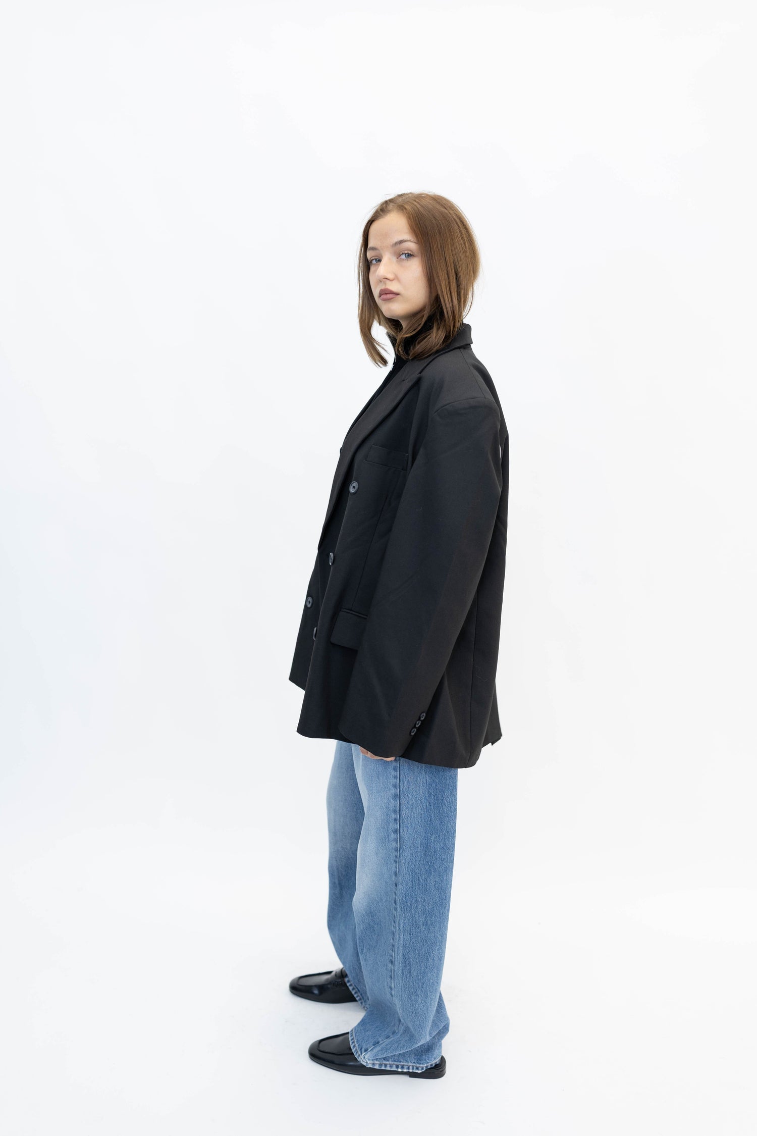 OVERSIZED BLAZER DOUBLE BUTTONS BLAZER LA PISCINE 