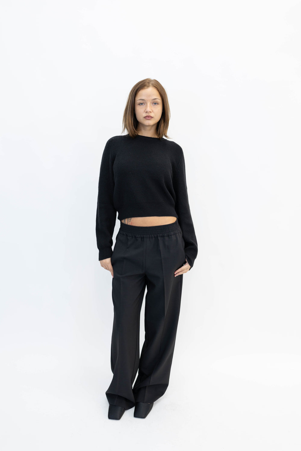 CELENA PULLOVER IN BLACK PULLOVER IRO 