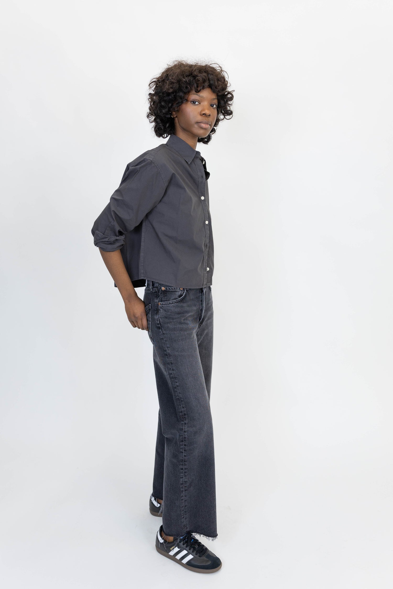 CROPPED HARLIE SHIRT IN PHANTOM SHIRT LEVI’S 