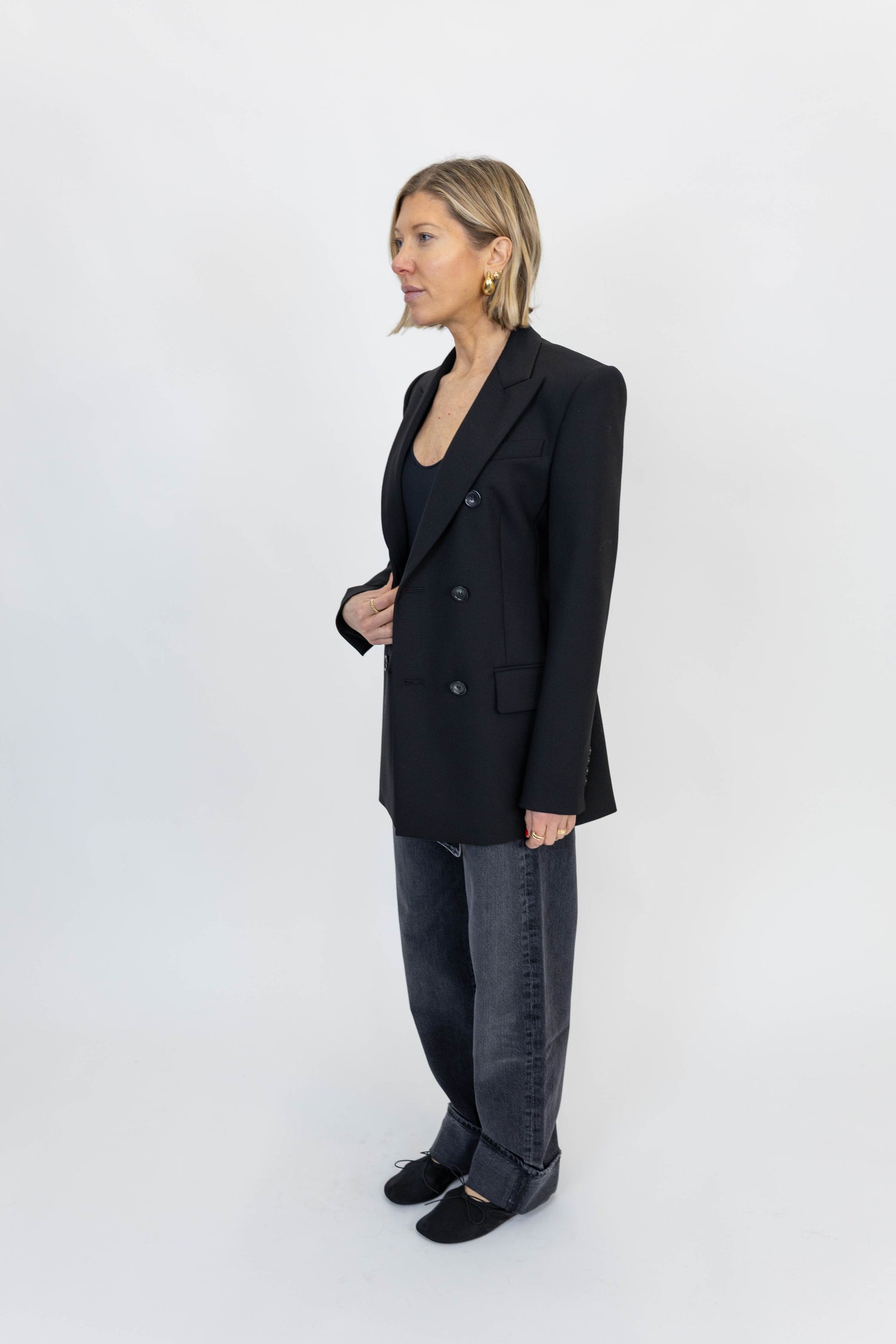 GELLY BLAZER IN BLACK MAXMARA 