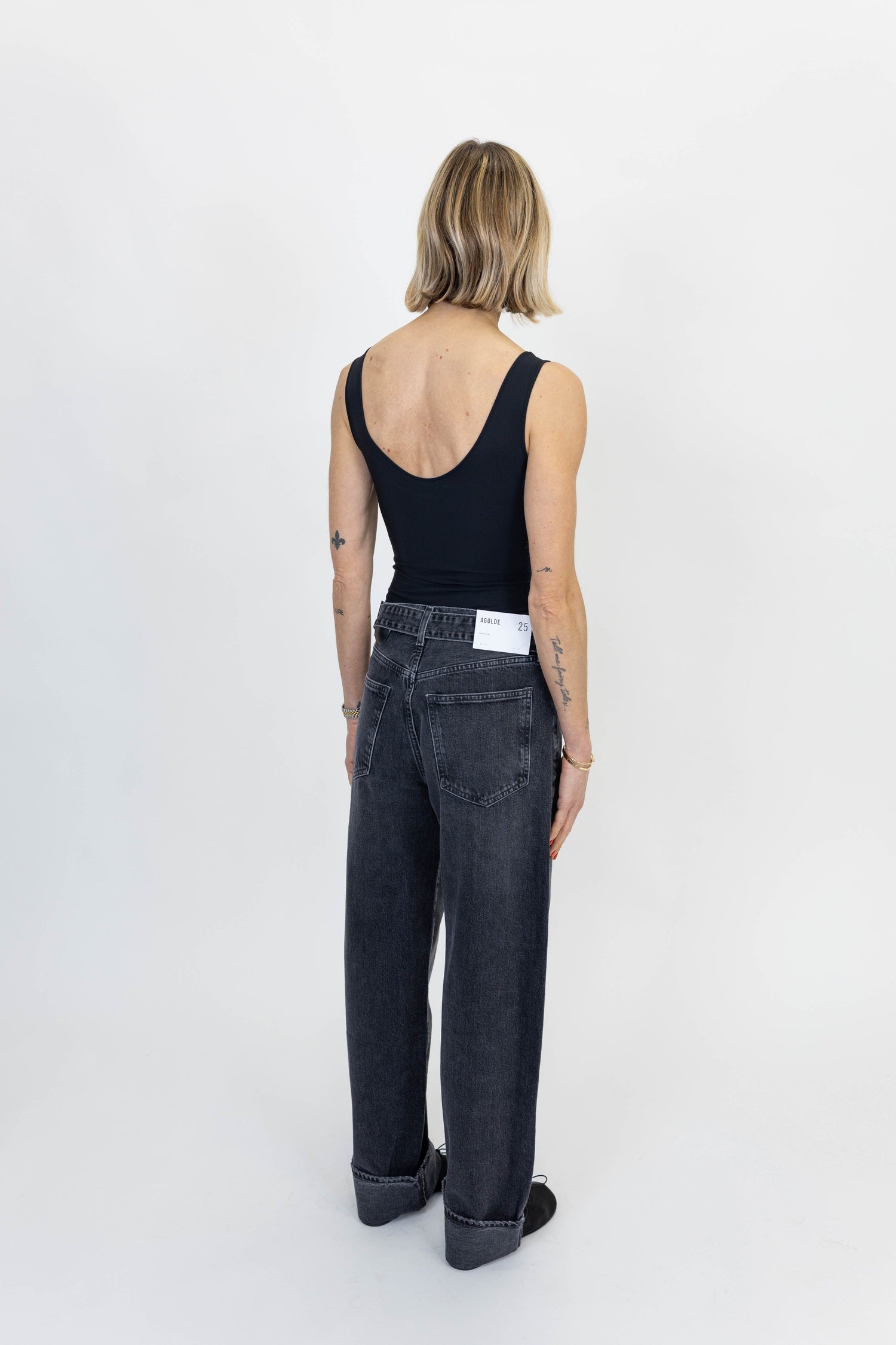 TORA BODYSUIT IN BLACK BODYSUIT AGOLDE 