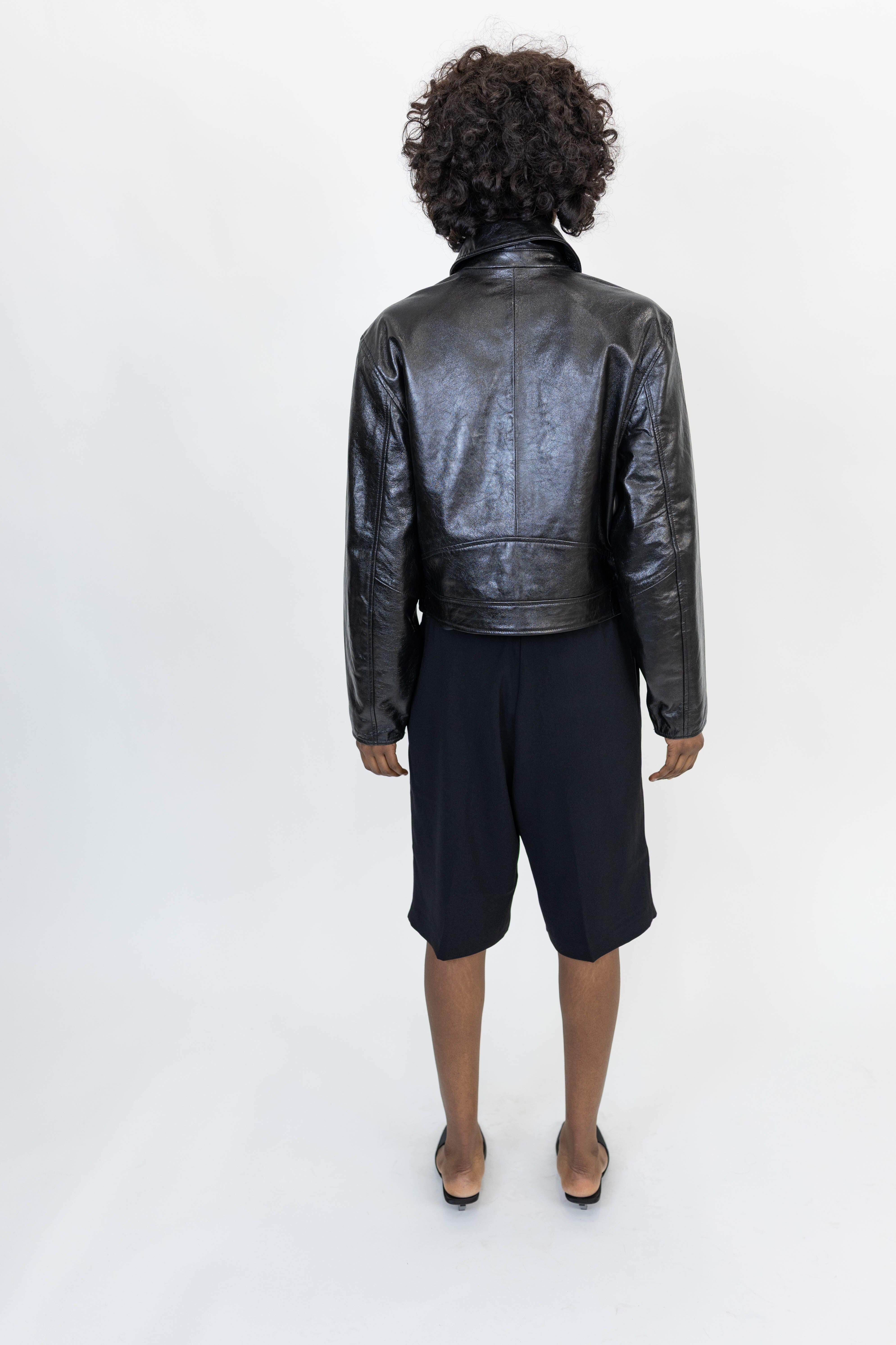 CARO LEATHER JACKET IN BLACK JACKET WON HUNDRED 