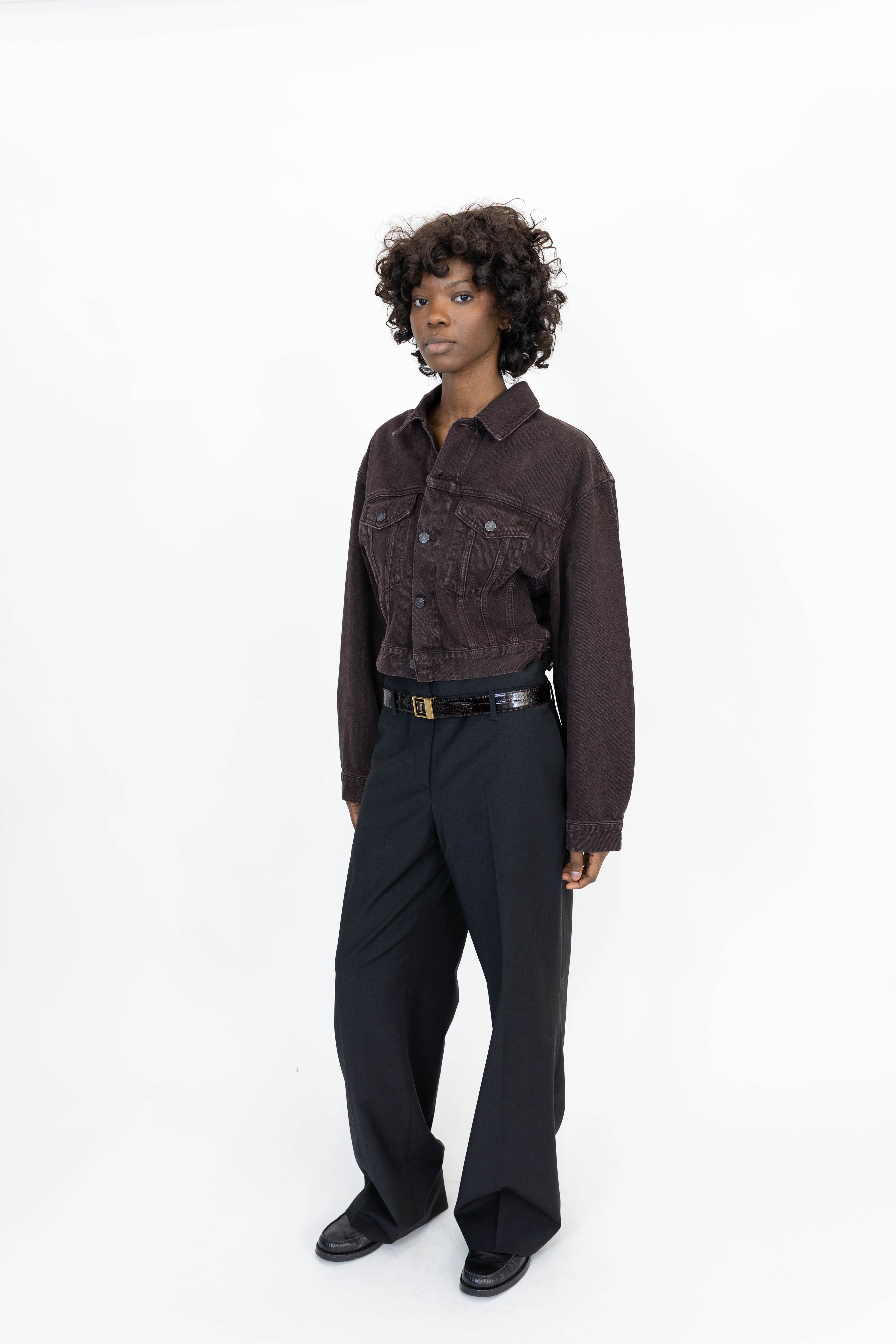 IVANO MID WAIST PANTS IN BLACK PANTS HERSKIND 