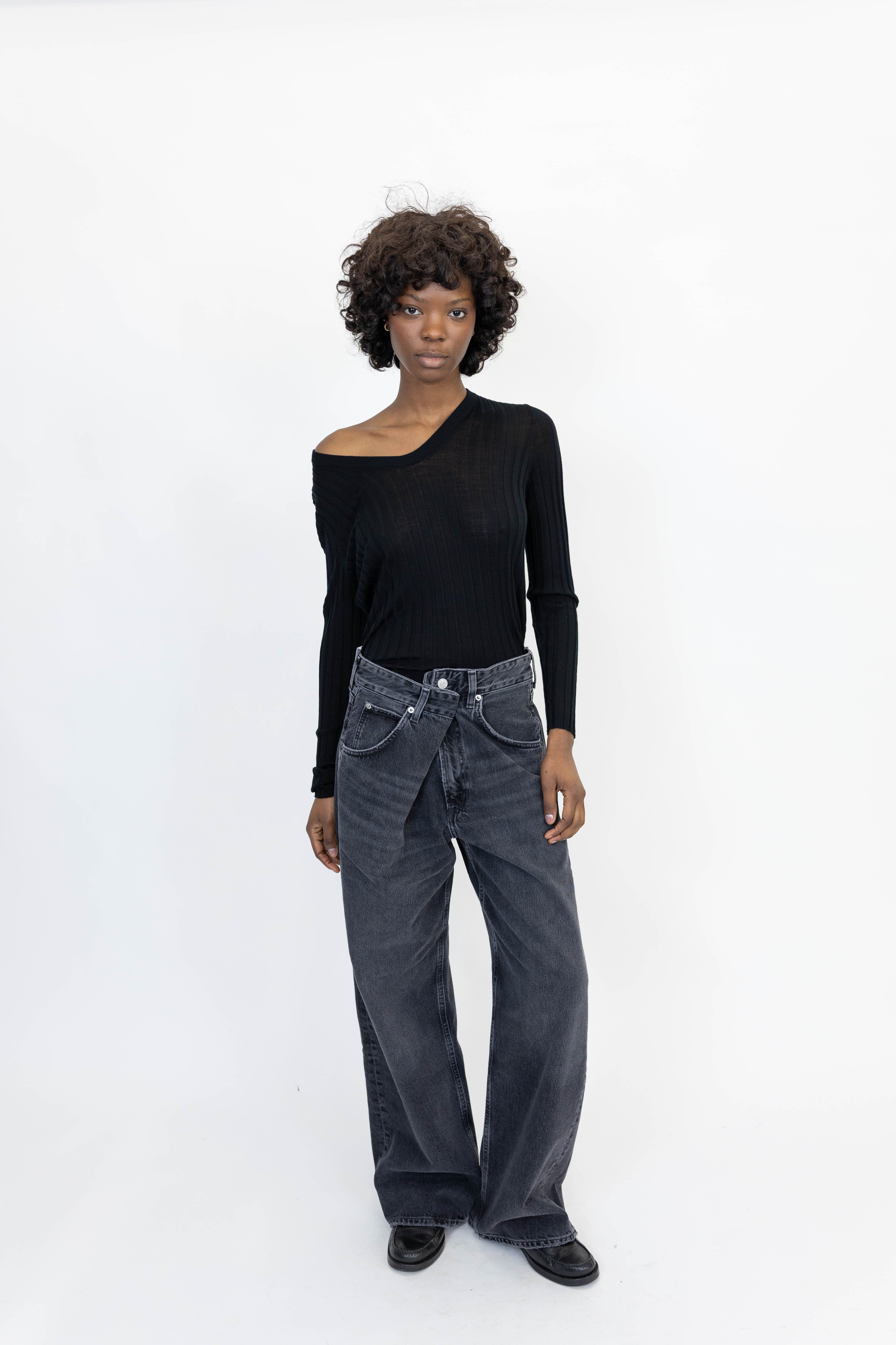 VANA FOLD JEAN IN ARCANE JEANS AGOLDE 