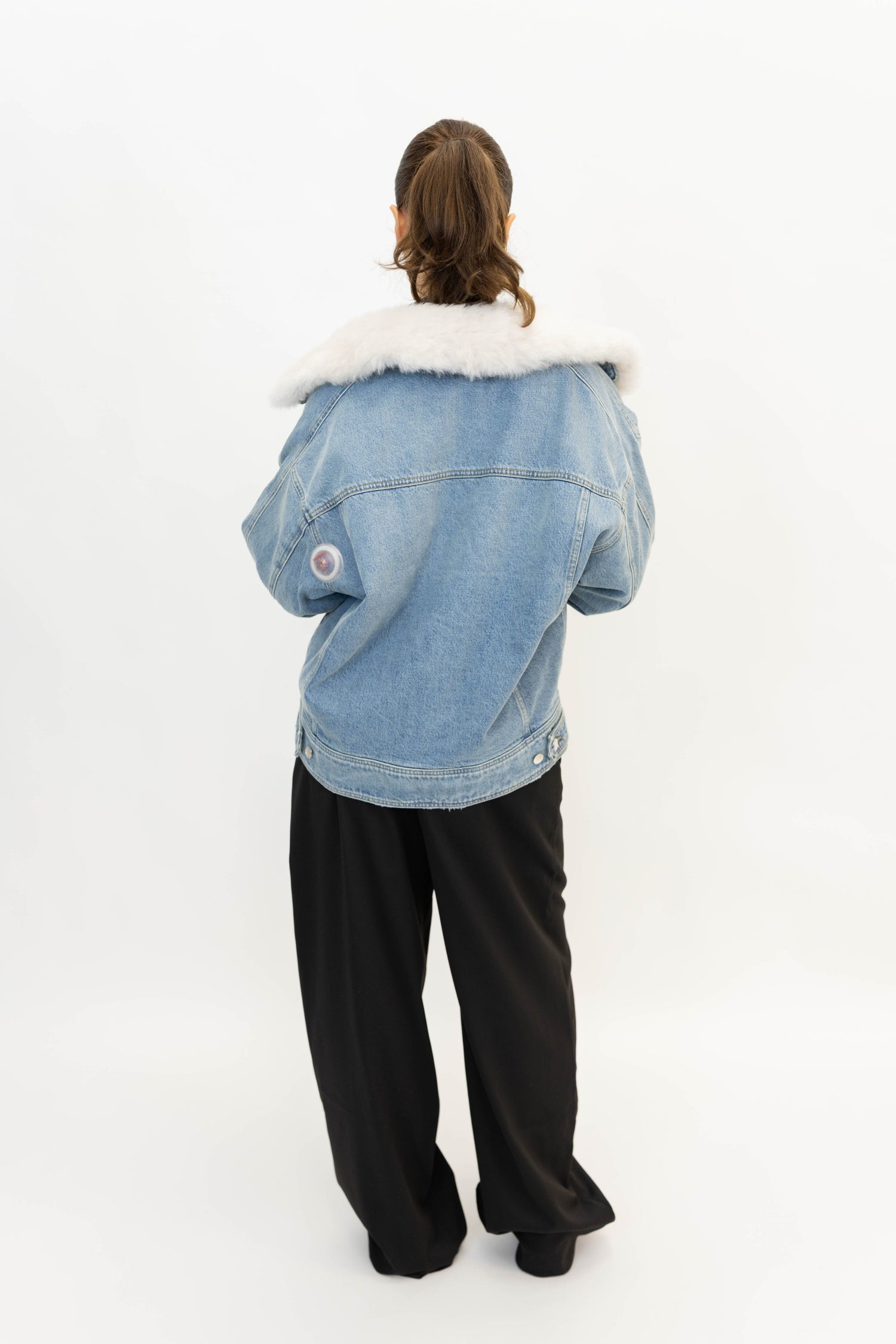 SOPHIA OUTERWEAR IN BLUE VINTAGE JACKET IRO 