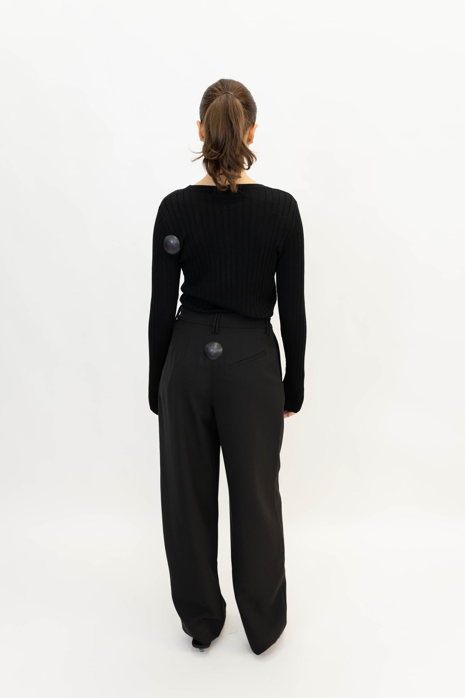 HENNY SWEATER IN BLACK KNIT ONE & OTHER 