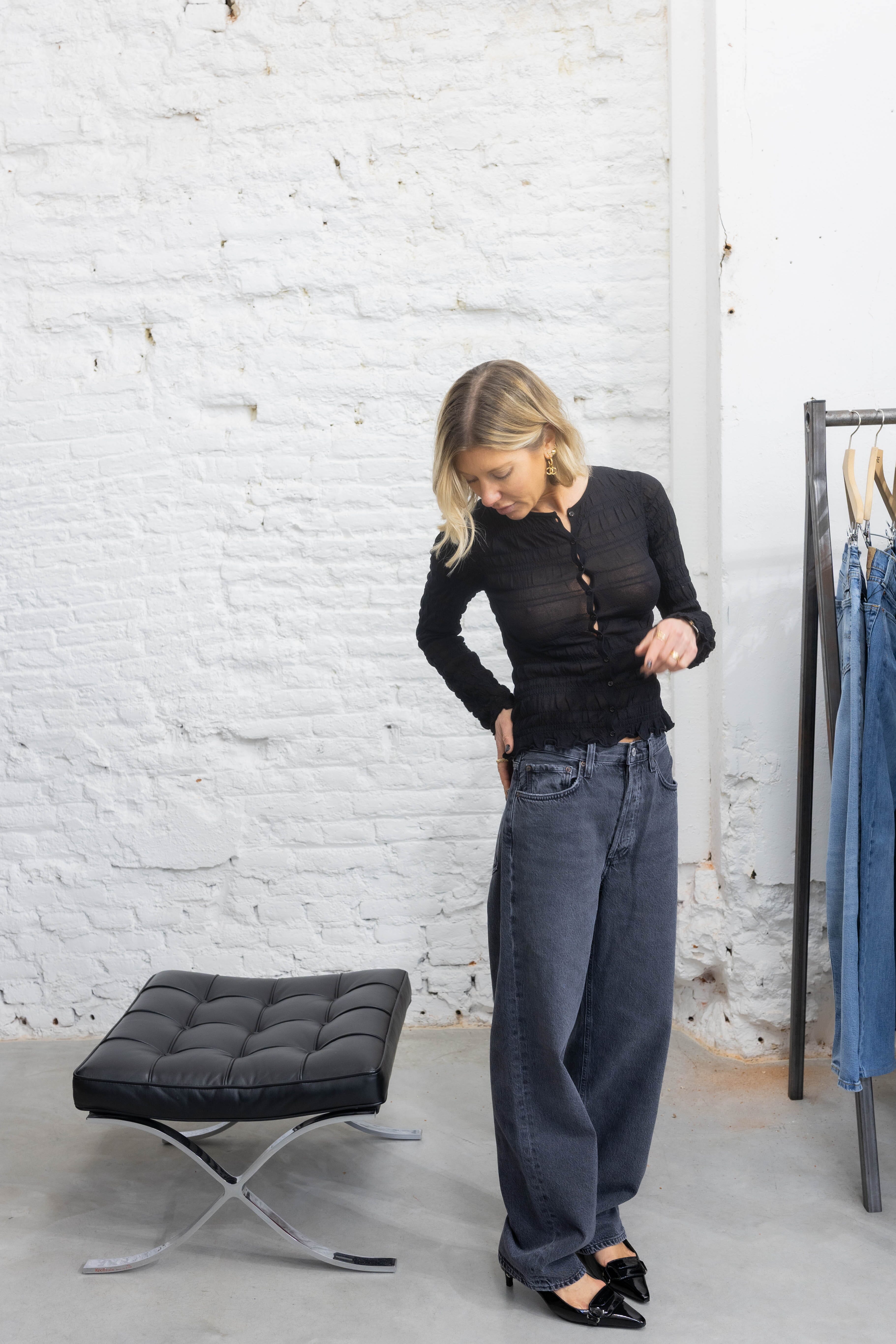EBBA CARDIGAN IN BLACK CARDIGAN BY MALENE BIRGER 