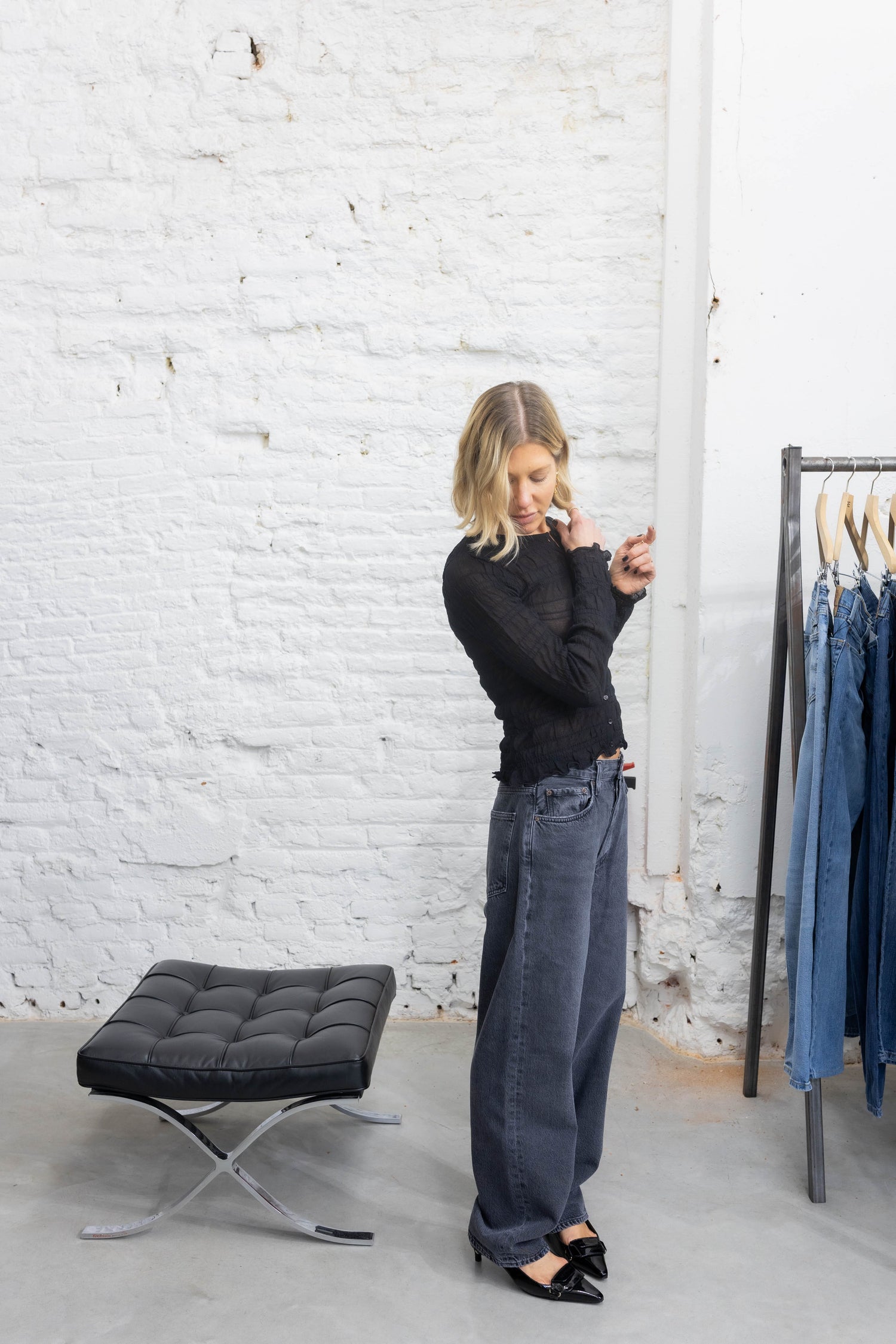 EBBA CARDIGAN IN BLACK CARDIGAN BY MALENE BIRGER 